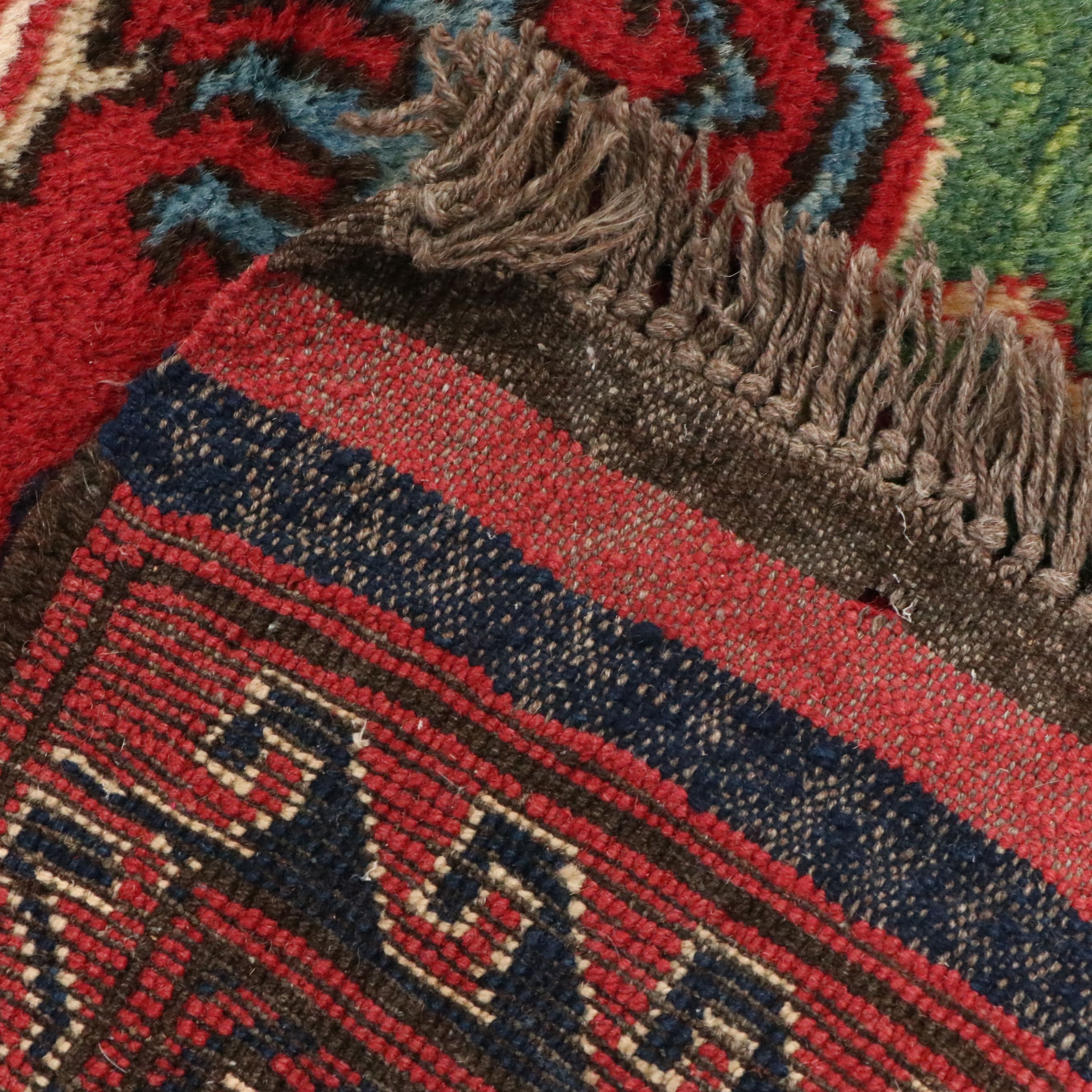 6'3 x 7'7 Hand-Knotted Caucasian Baku Area Rug