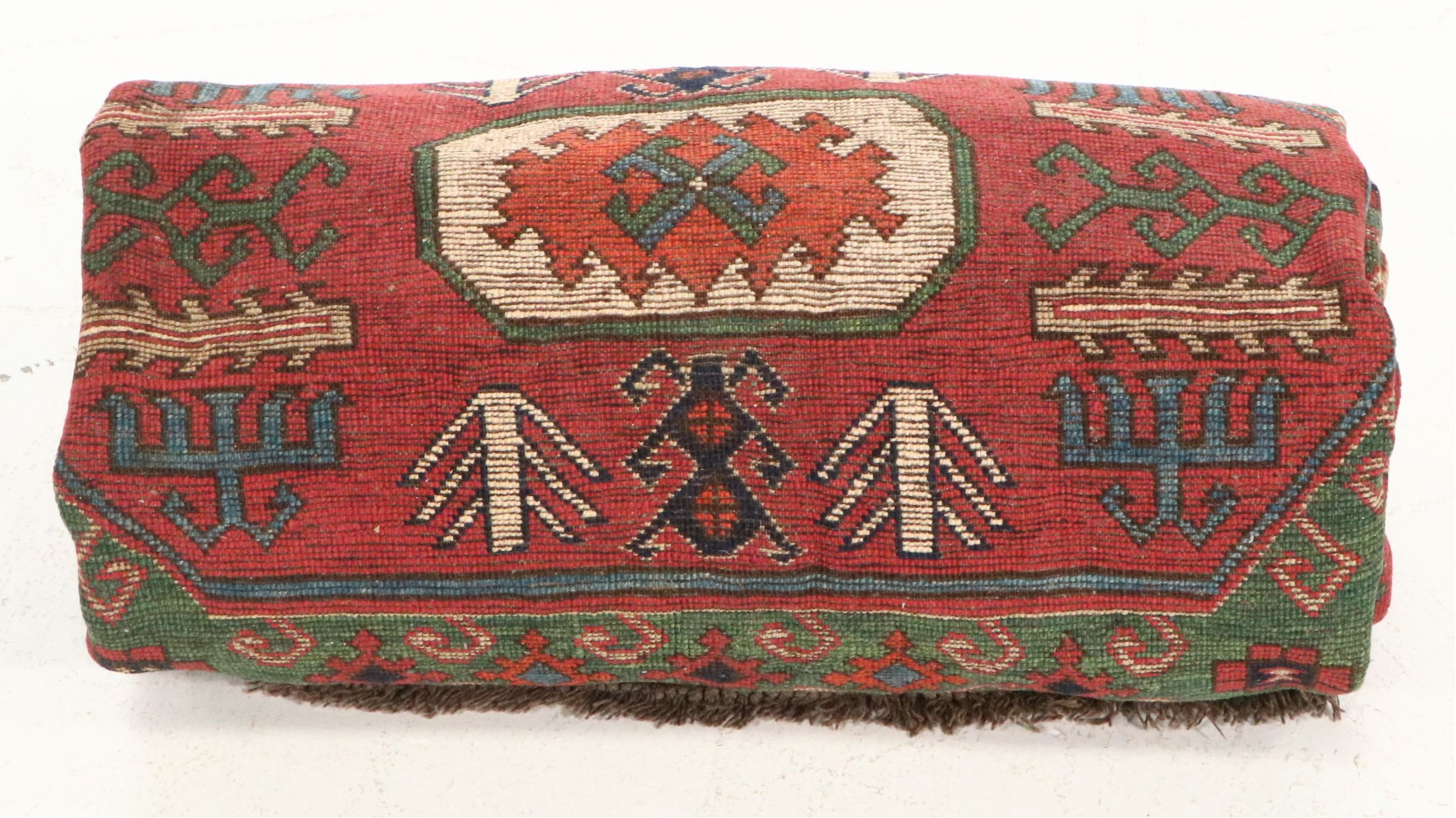 6'3 x 7'7 Hand-Knotted Caucasian Baku Area Rug