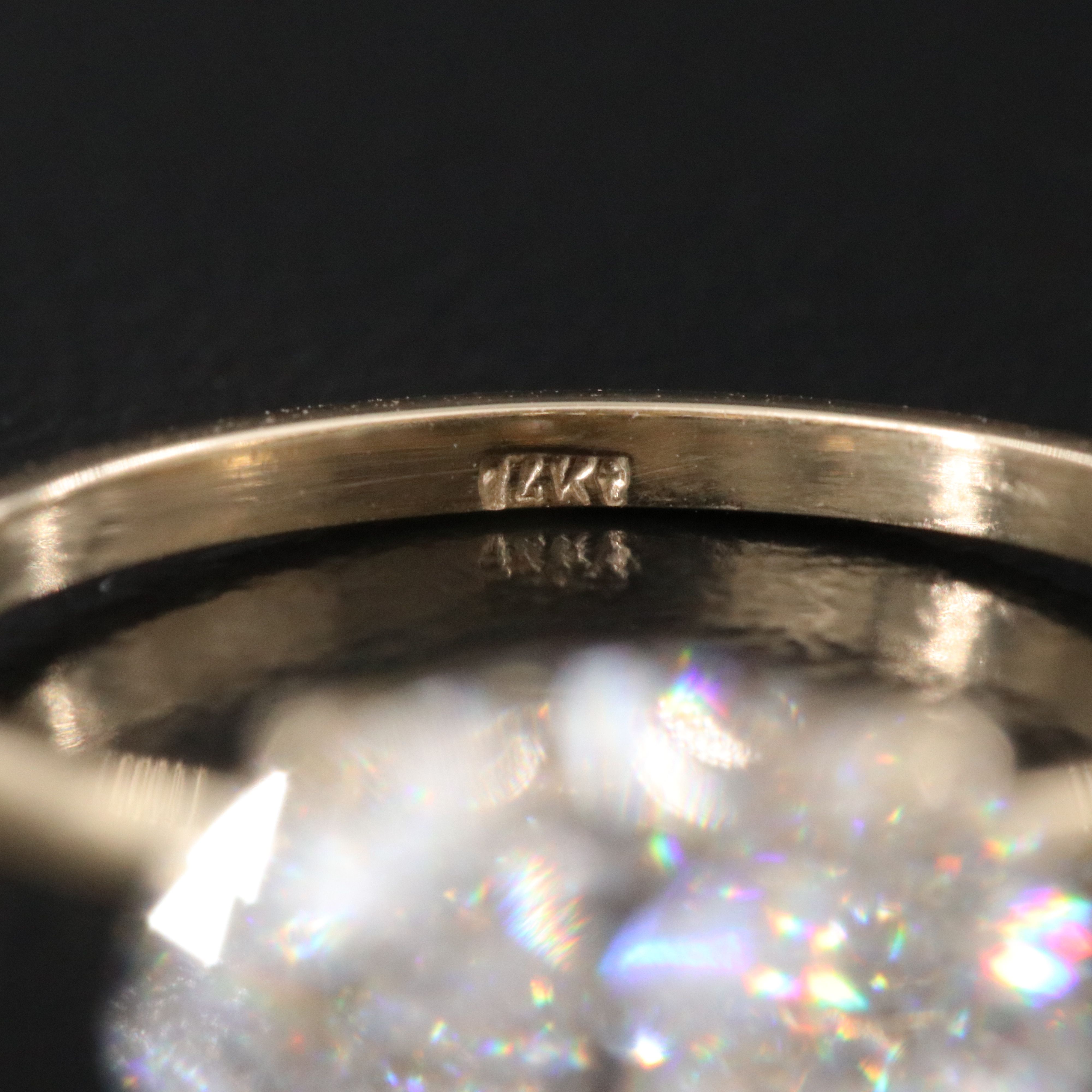 14K 3.10 CT Lab Grown Diamond Solitaire Ring with IGI Report