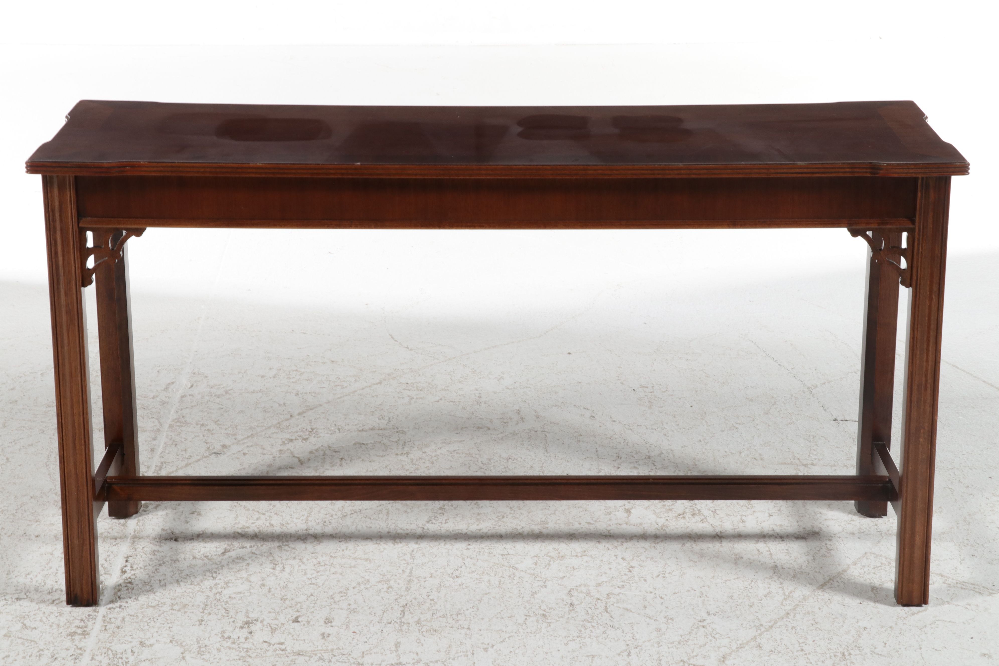 Chippendale Style Mahogany Sofa Table, Mid to Late 20th Century