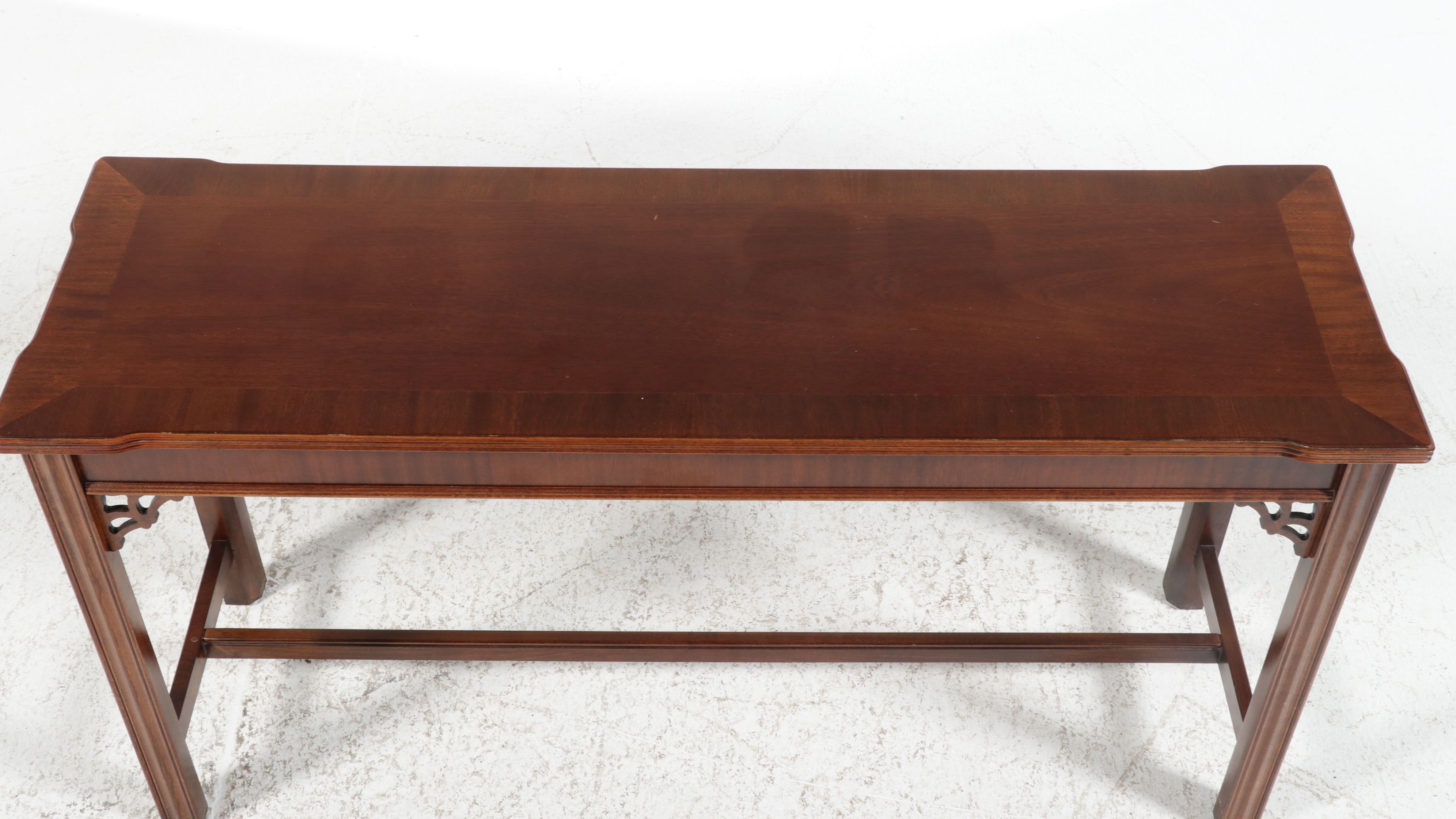 Chippendale Style Mahogany Sofa Table, Mid to Late 20th Century