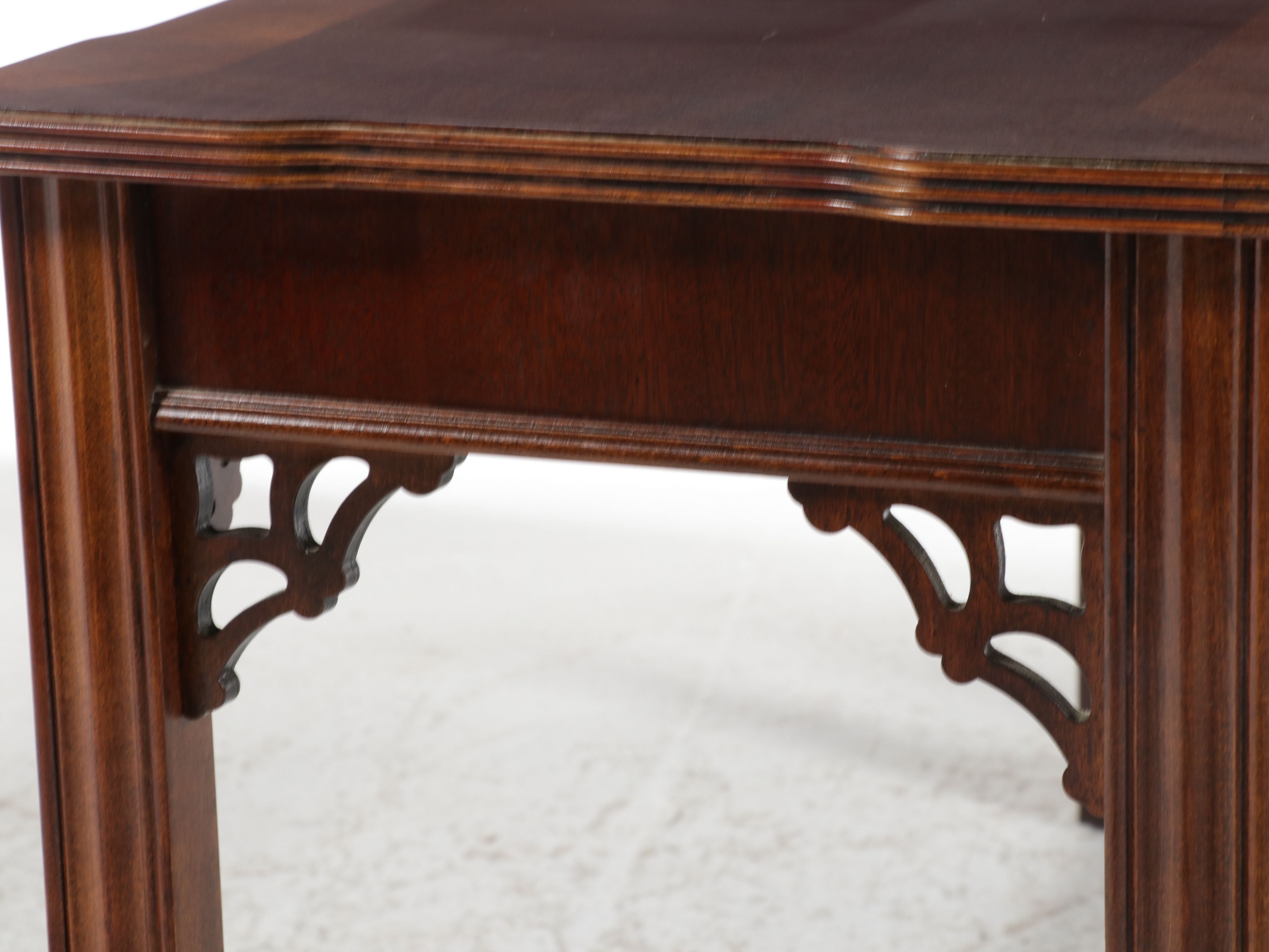 Chippendale Style Mahogany Sofa Table, Mid to Late 20th Century