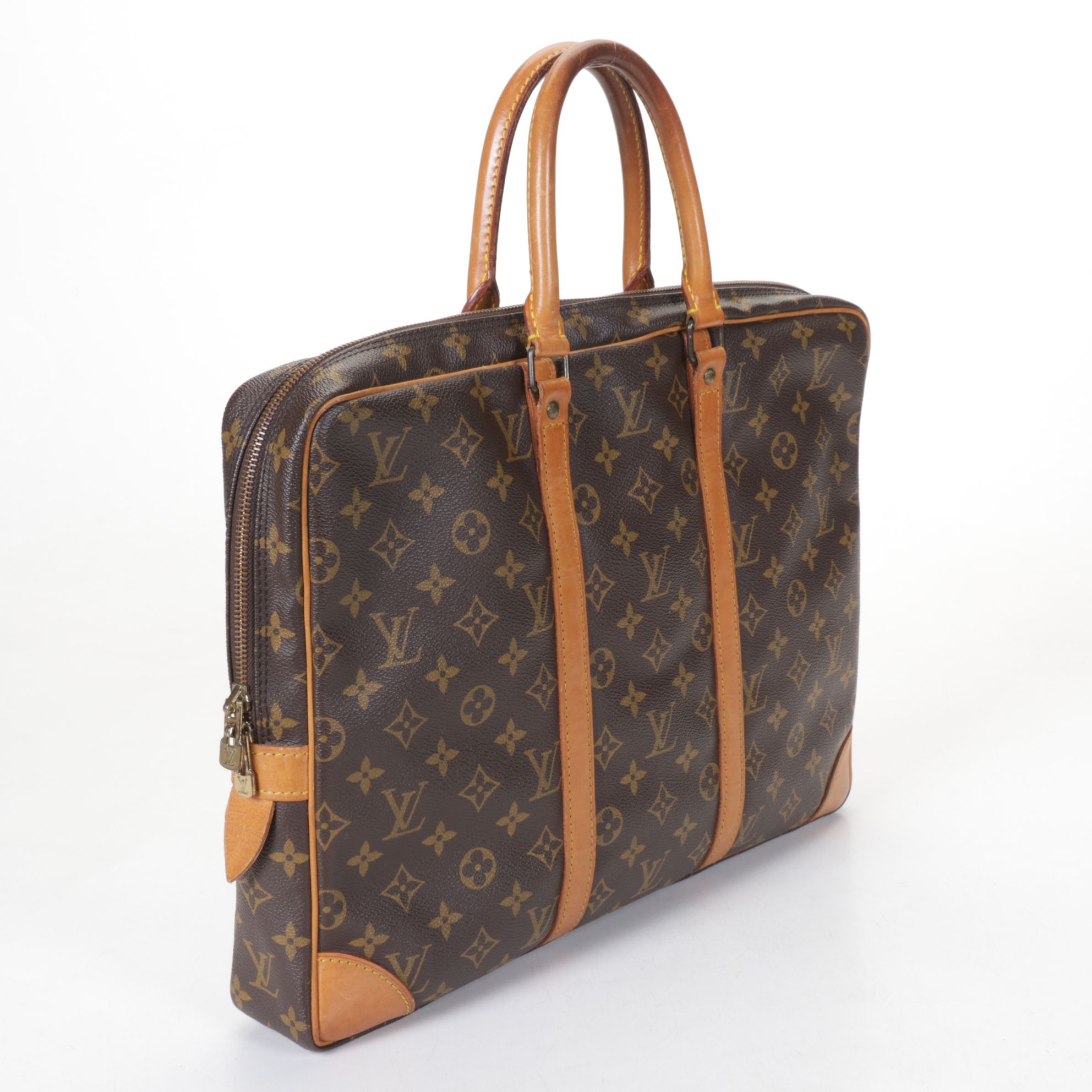 Louis Vuitton Porte-Documents Voyage Briefcase in Monogram Canvas, 1980s