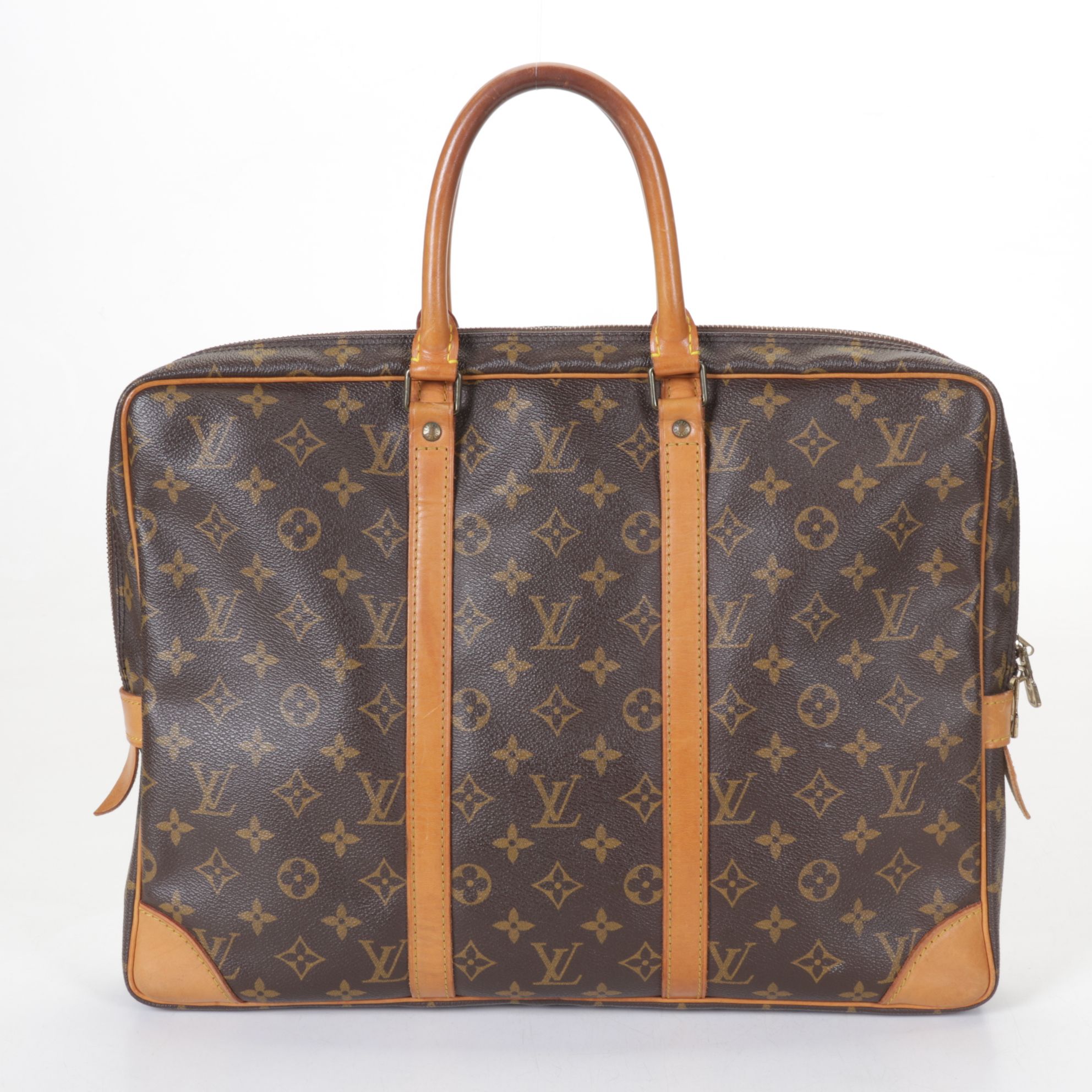 Louis Vuitton Porte-Documents Voyage Briefcase in Monogram Canvas, 1980s