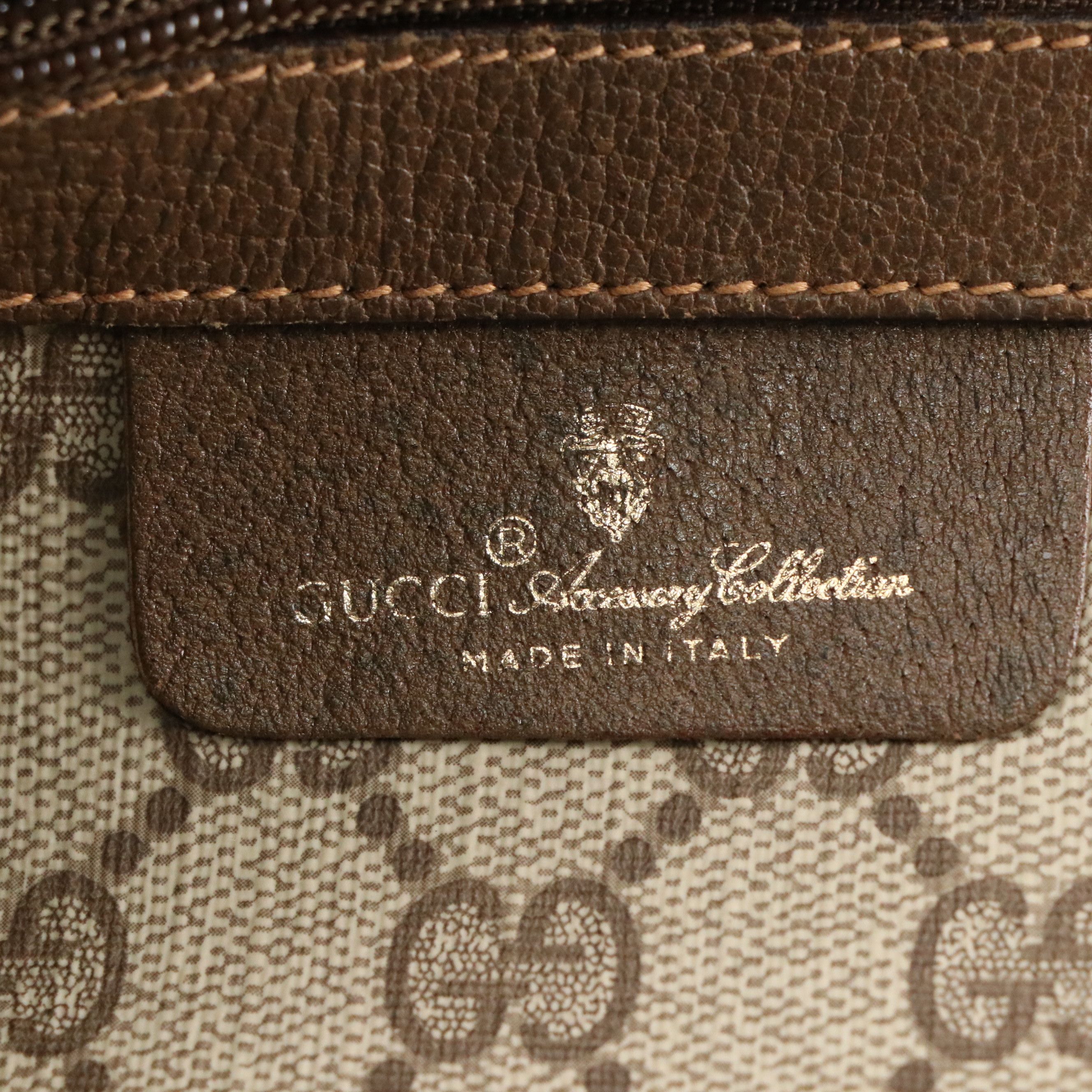 Gucci Accessory Collection Supreme Canvas, Web Stripe and Leather Weekender Bag