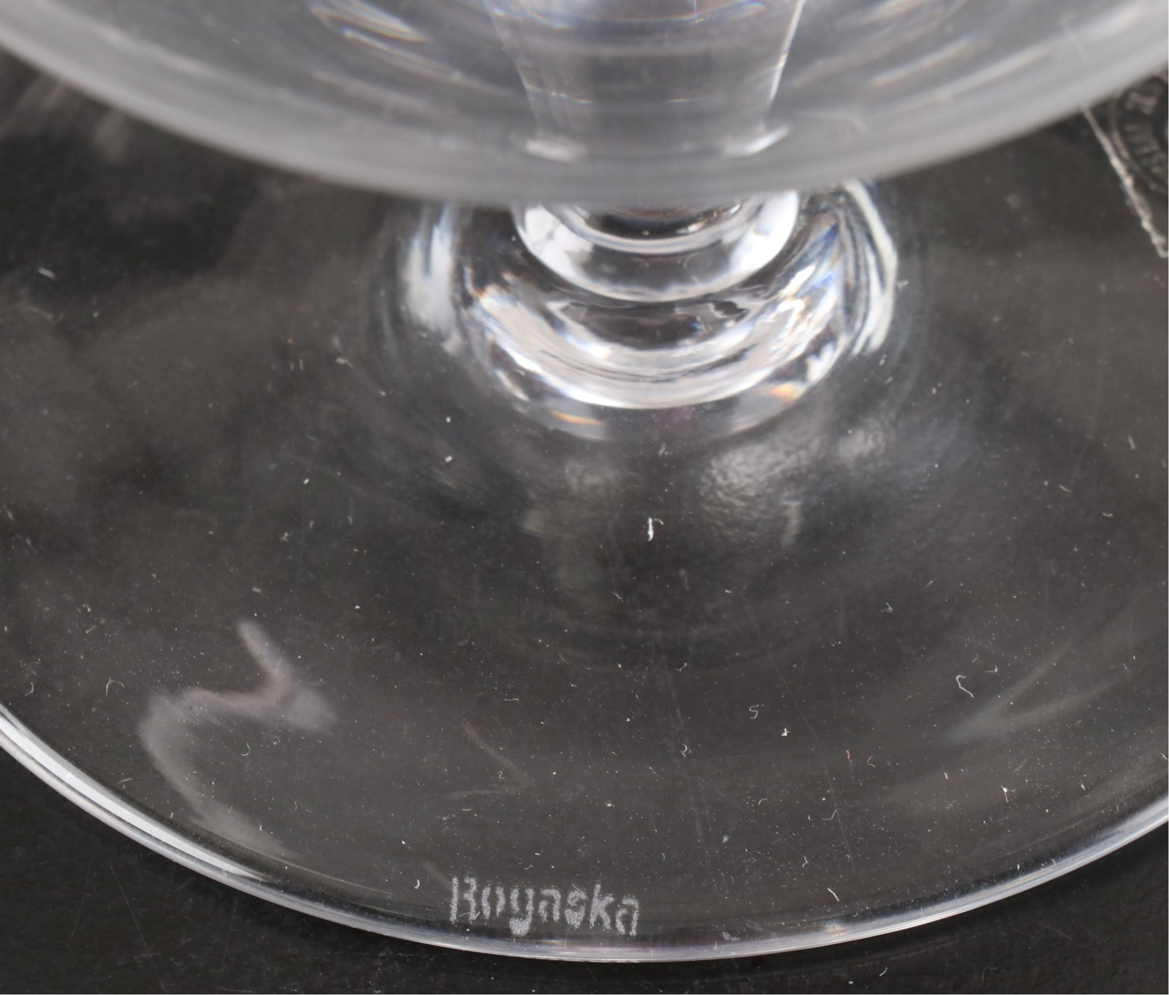 Rogaska Brandy Glasses and Atlantis Decanter with Crystal Ice Bucket