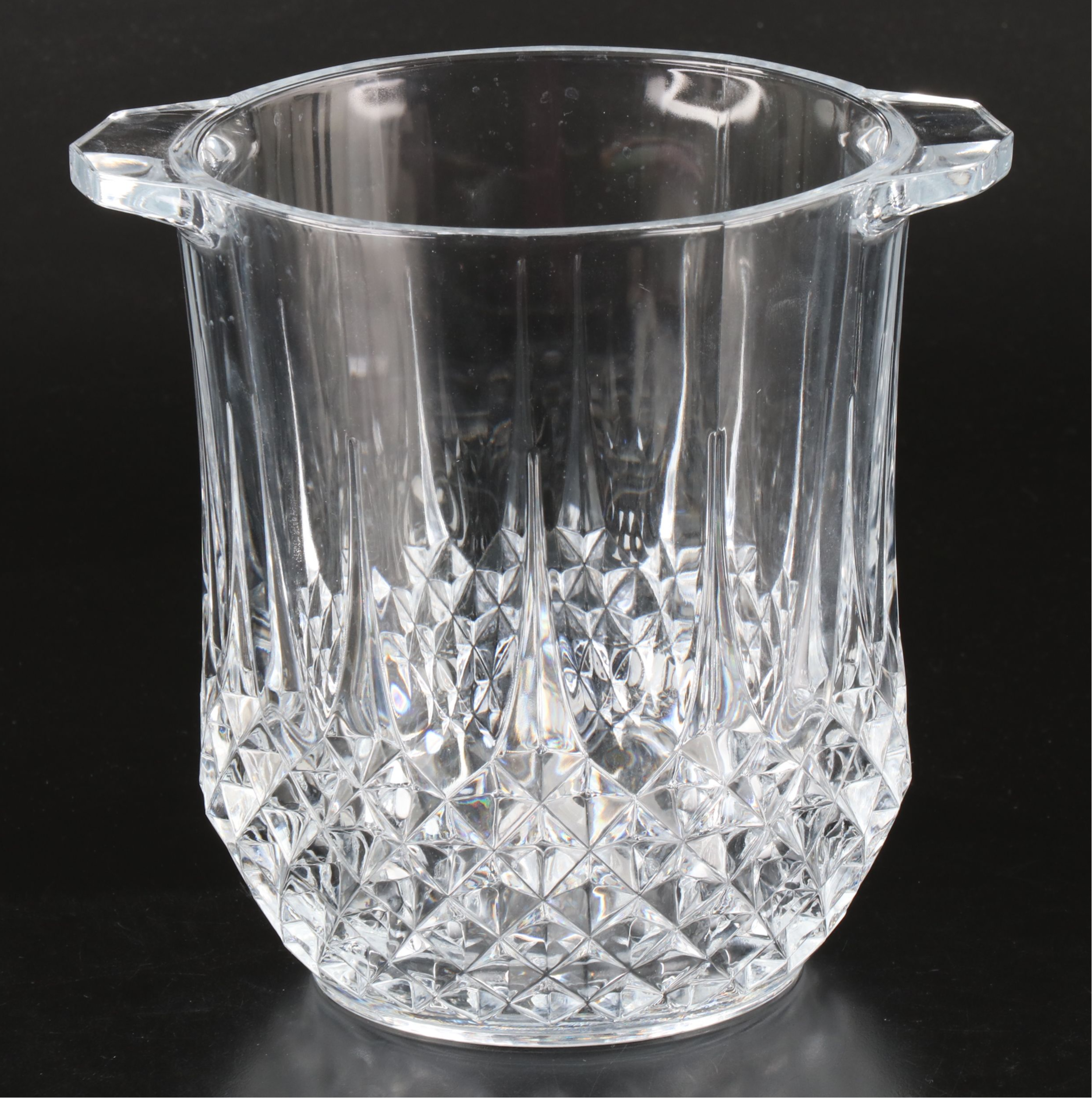 Rogaska Brandy Glasses and Atlantis Decanter with Crystal Ice Bucket