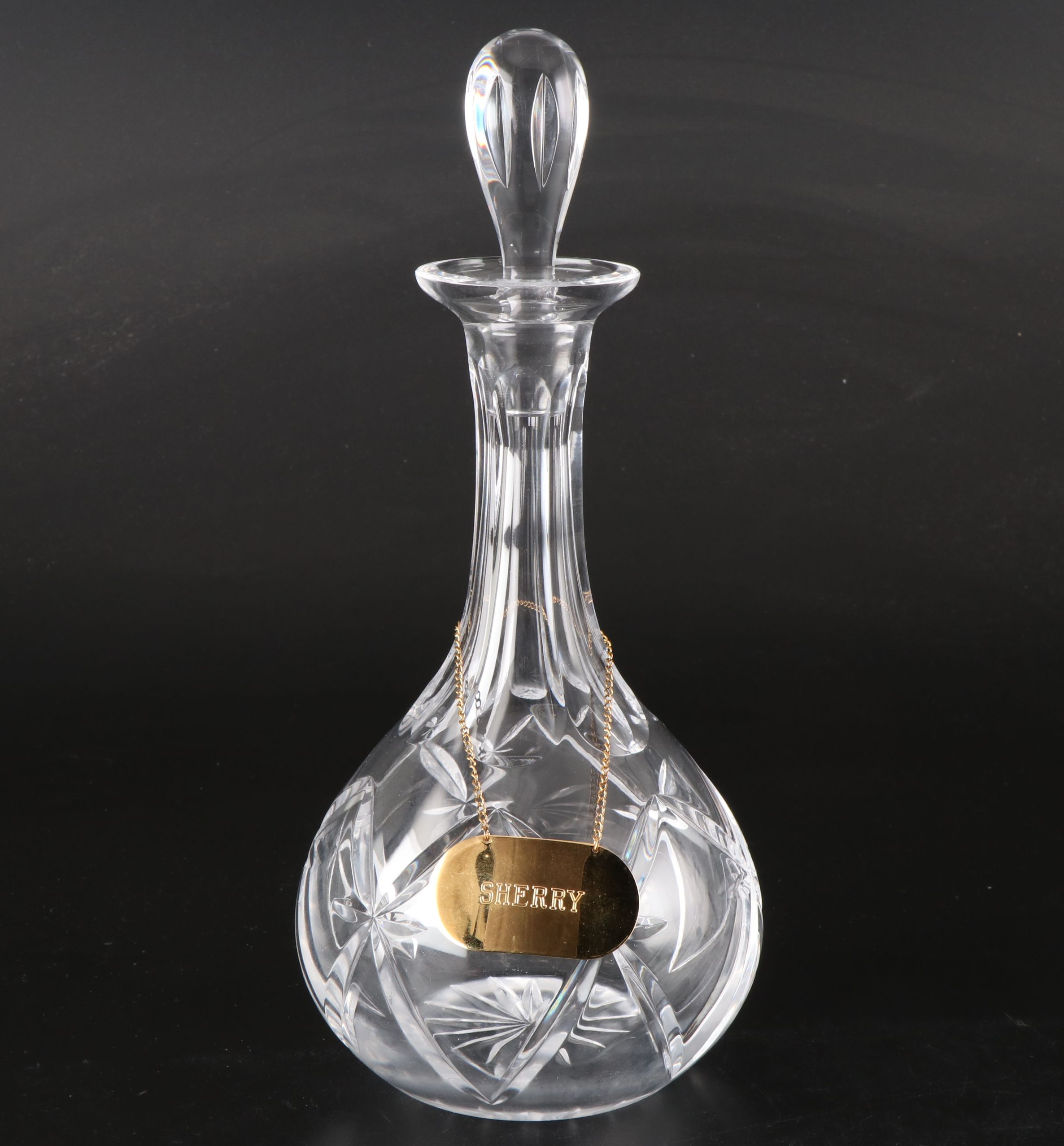 Rogaska Brandy Glasses and Atlantis Decanter with Crystal Ice Bucket