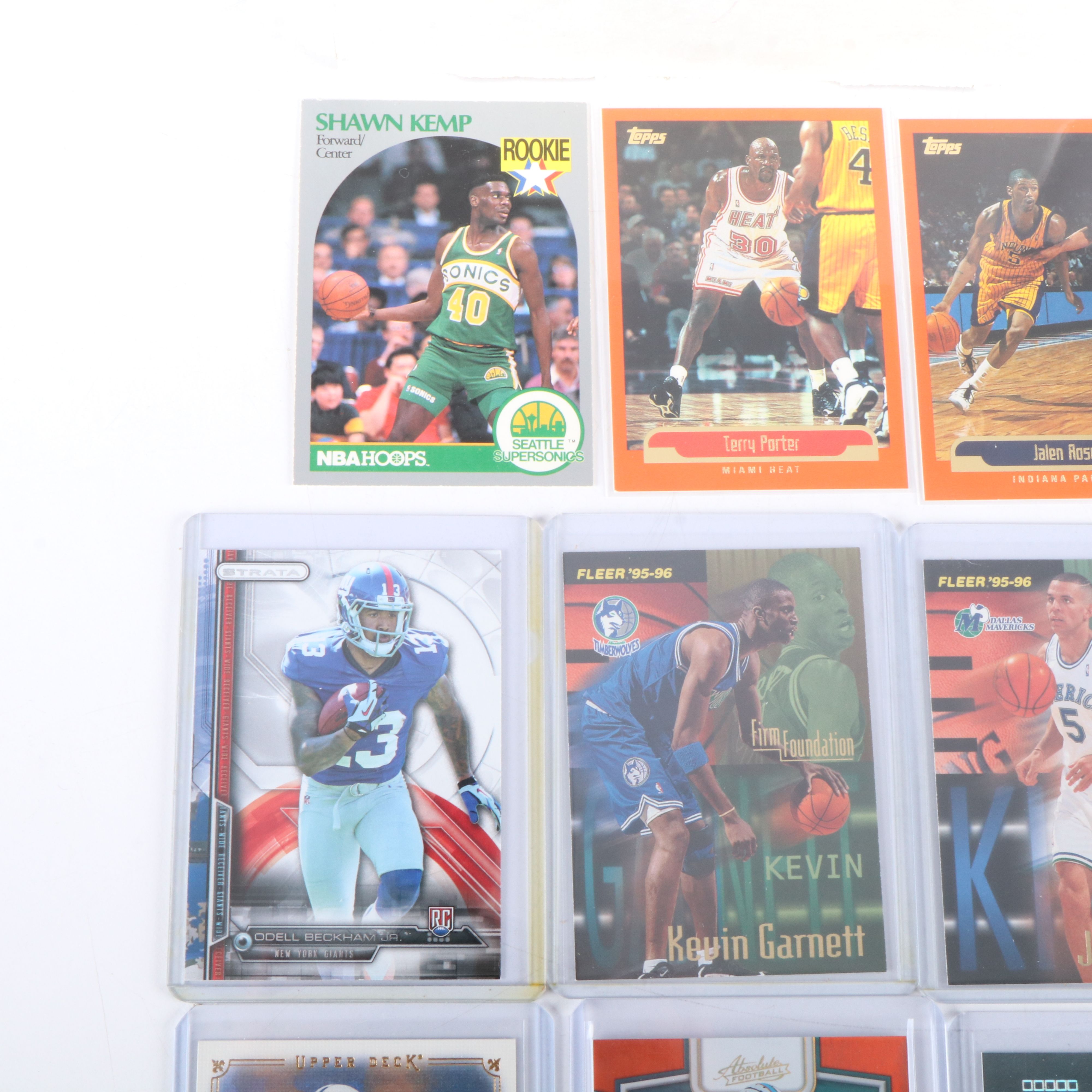 Donruss with Other Sports Cards Featuring Aaron Rodgers and Jackie Robinson