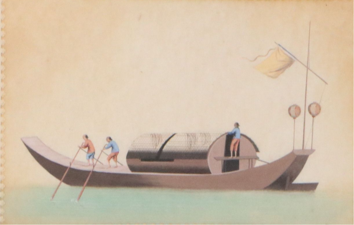 Late Qing Dynasty Watercolor and Gouache Paintings of Scenes of Daily Life