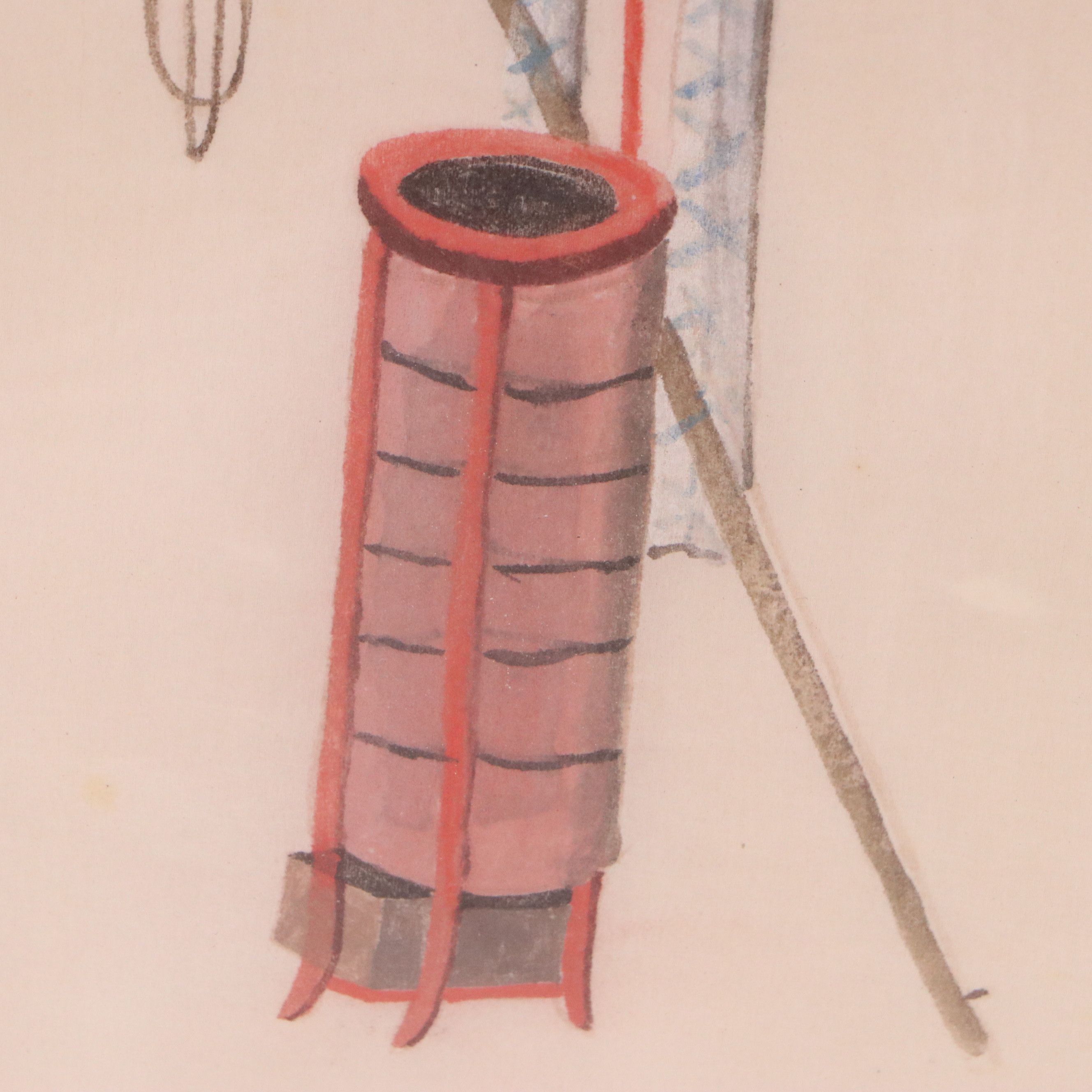 Late Qing Dynasty Watercolor and Gouache Paintings of Scenes of Daily Life