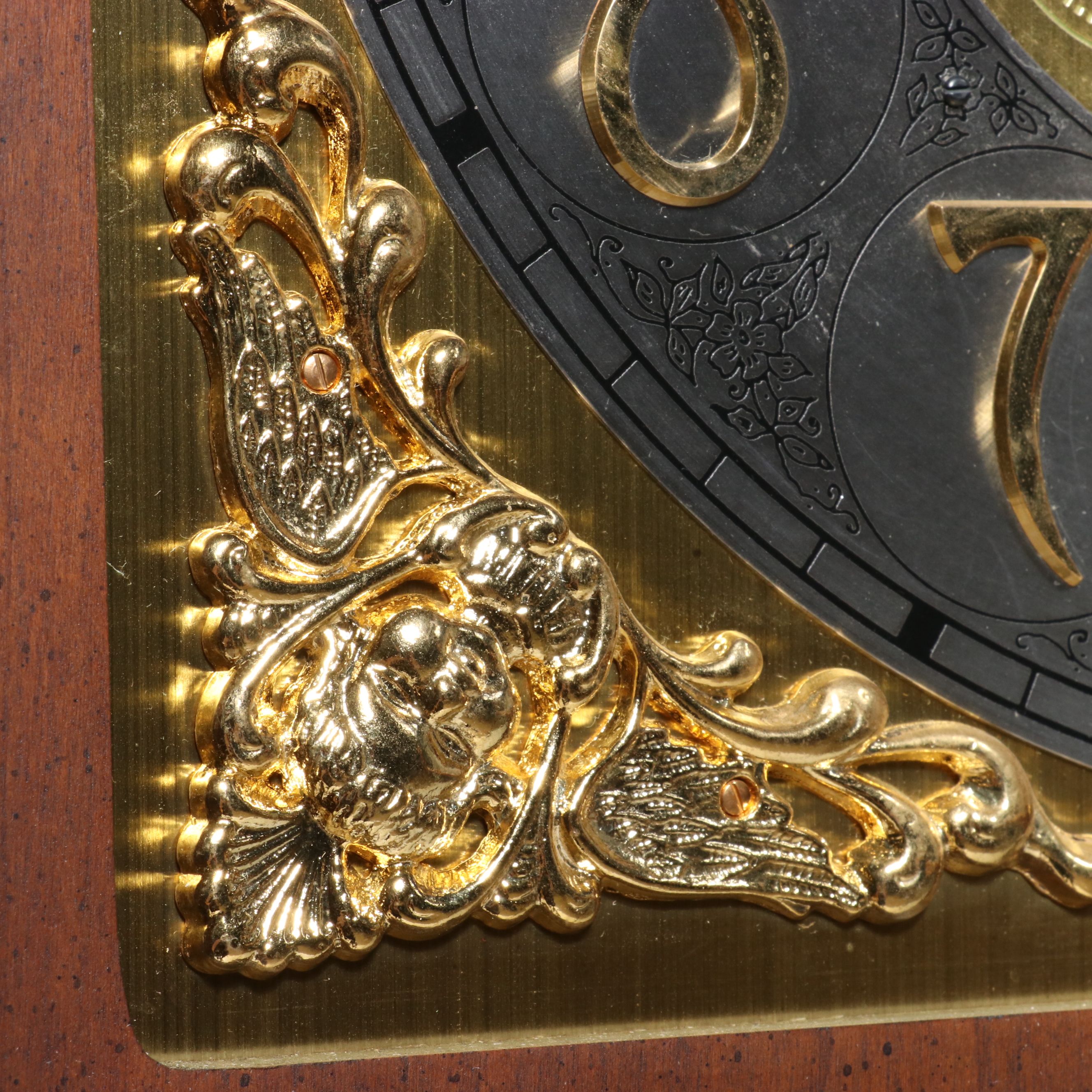 Colonial Grandfather Clock with Moon Phase Face