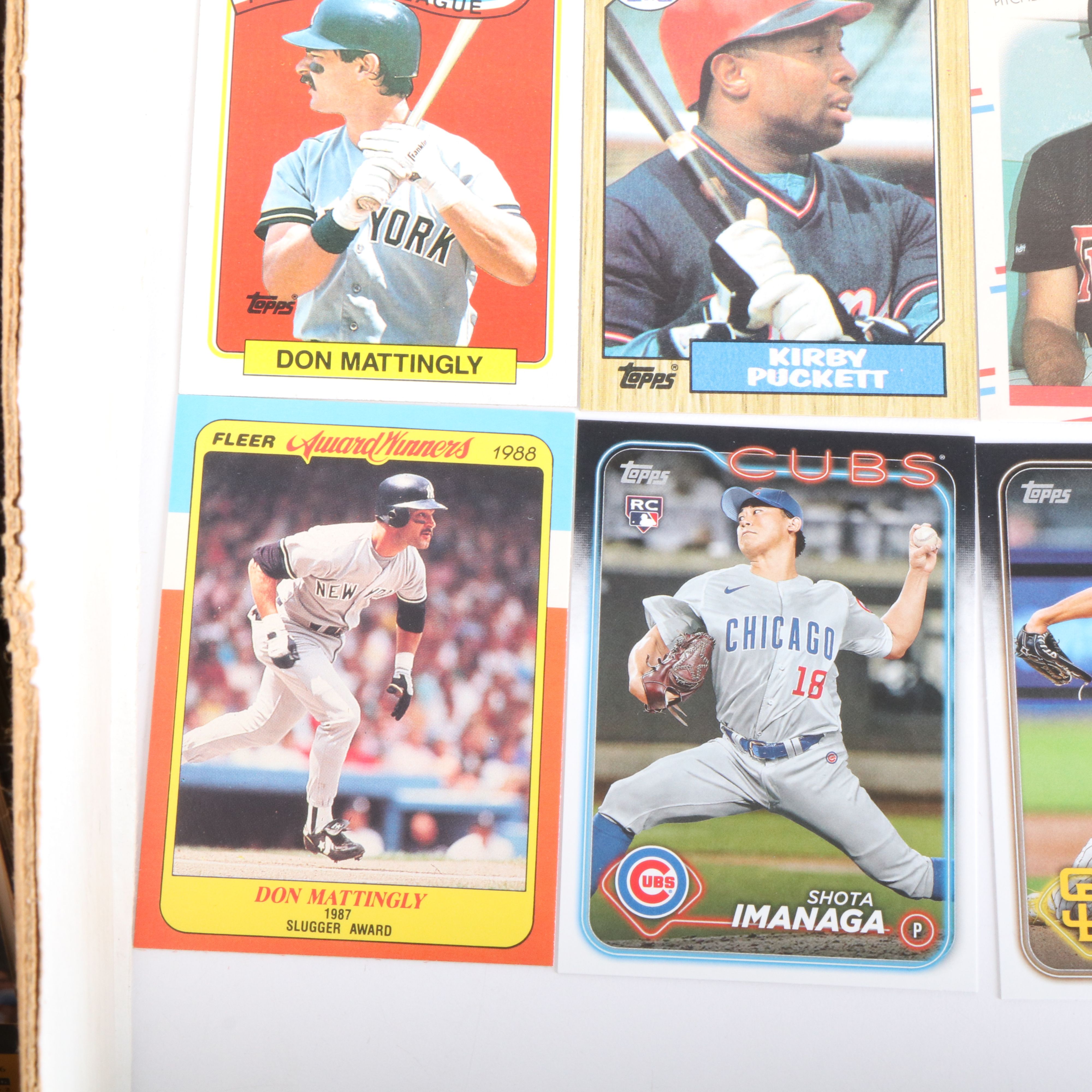Fleer with Other Sports Cards Featuring Pete Rose, Don Mattingly, and More