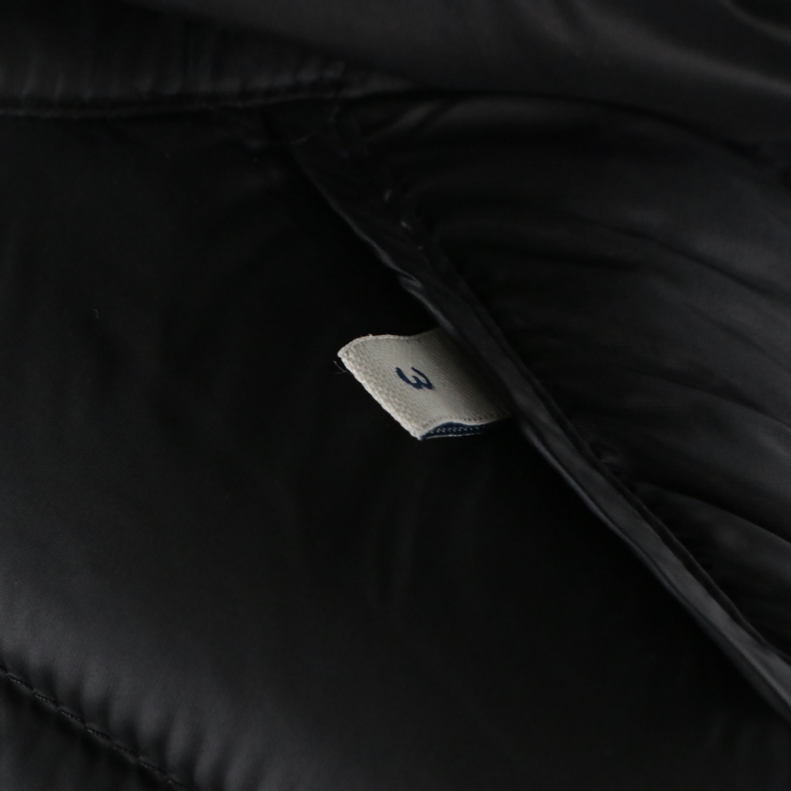 Moncler Longue Saison Collection Opale Fitted Down Jacket in Black