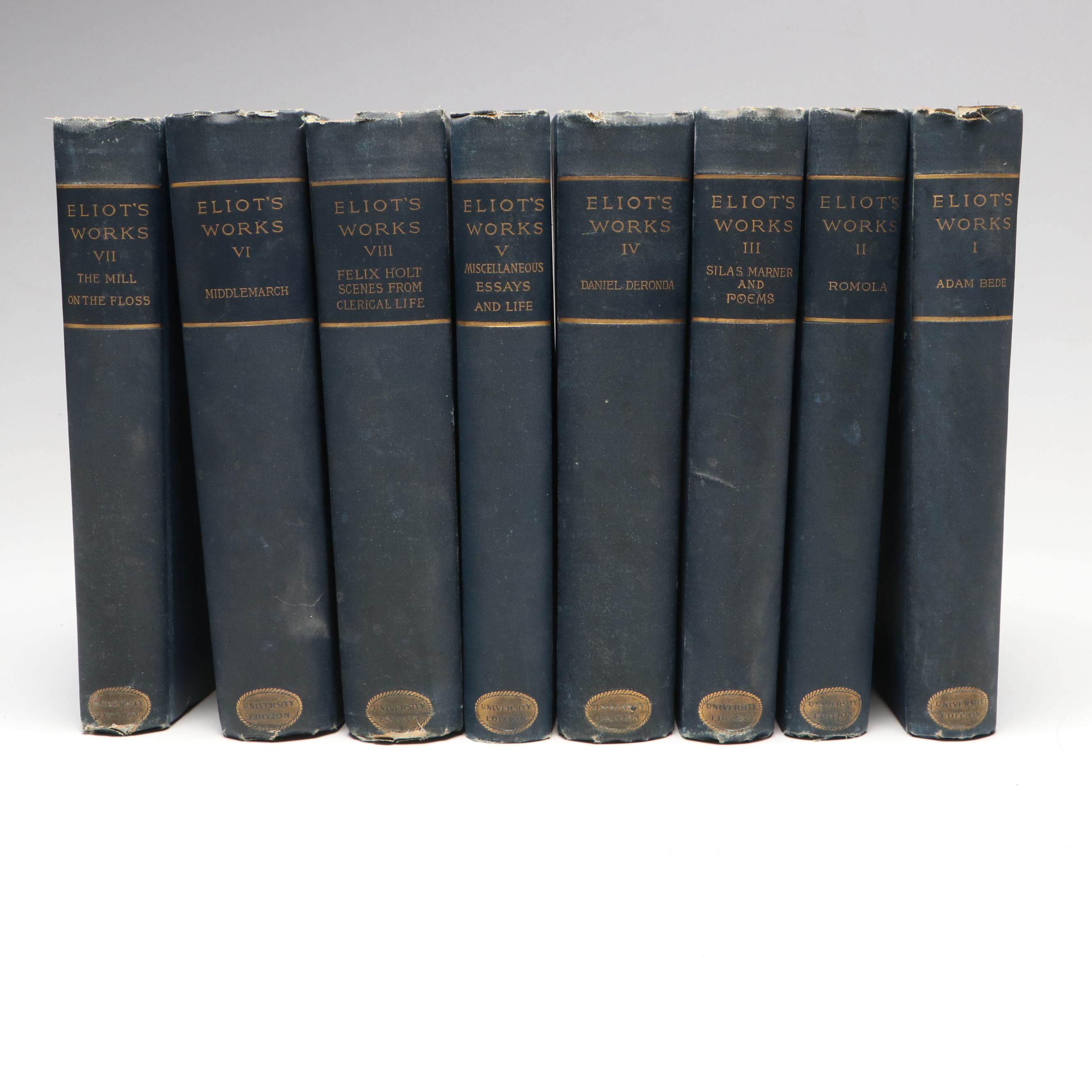 University Edition "Silas Marner" and Other Works by George Eliot