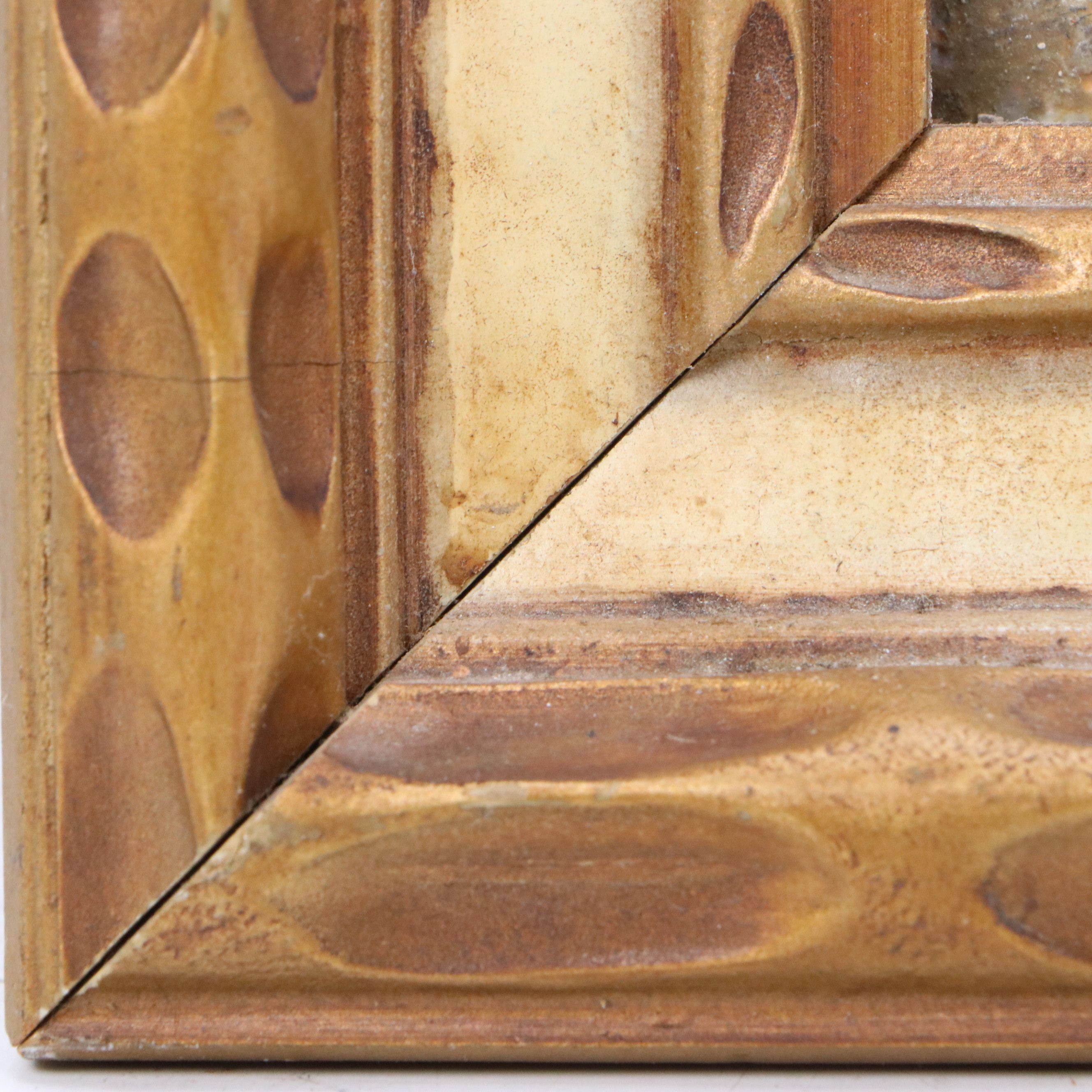 Brassó Oil Painting of Paris Street Scene, Mid-20th Century