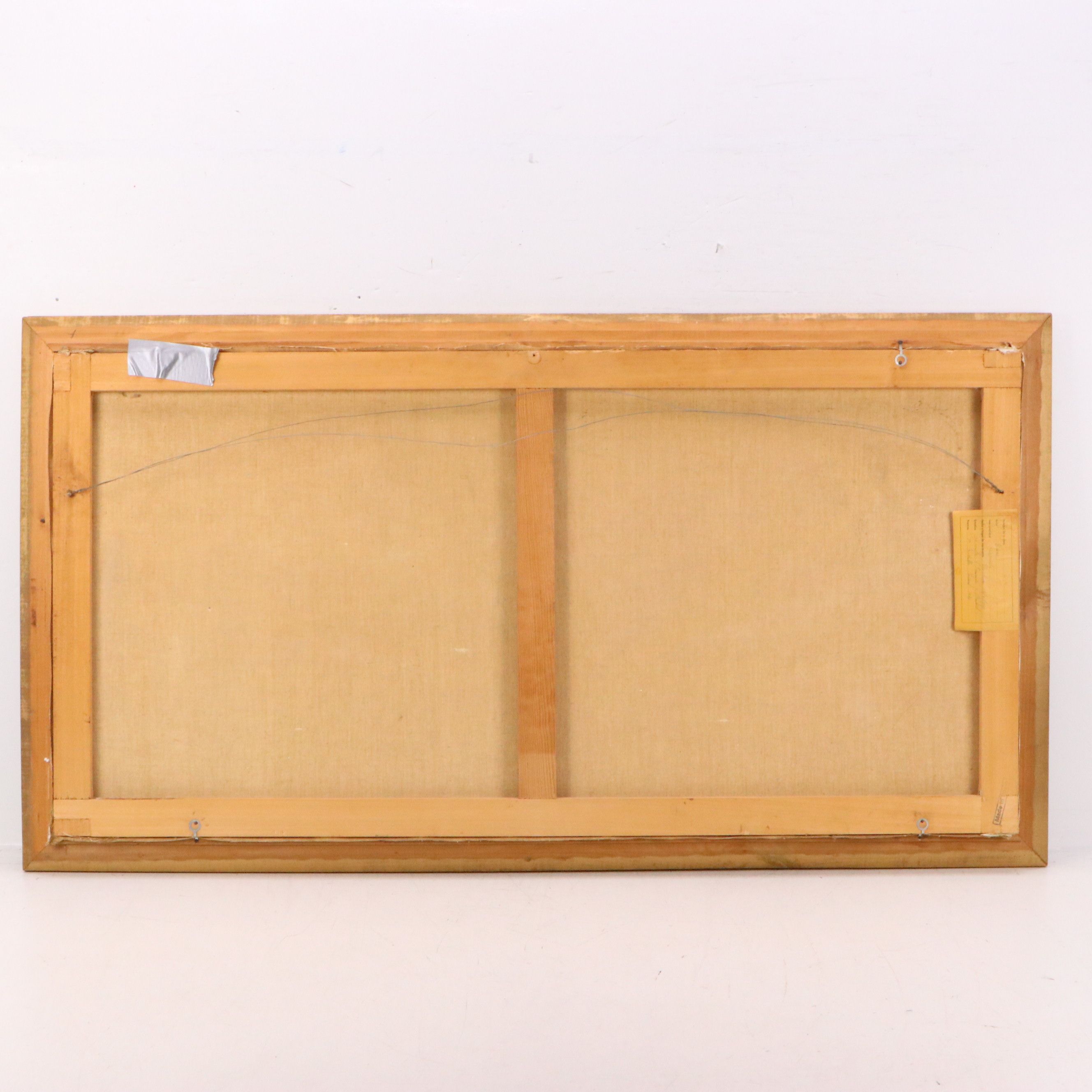 Brassó Oil Painting of Paris Street Scene, Mid-20th Century