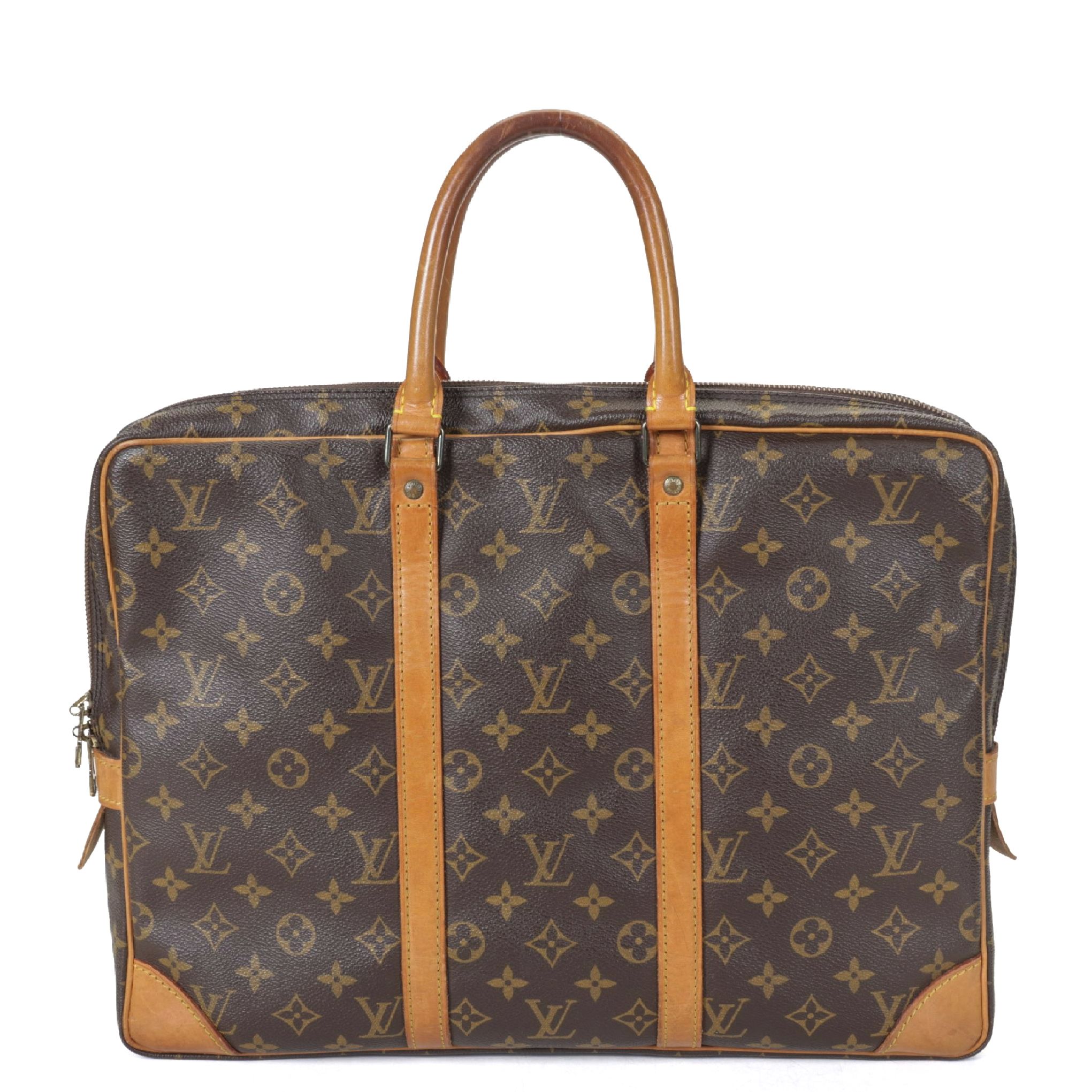 Louis Vuitton Porte-Documents Voyage Briefcase in Monogram Canvas, 1980s