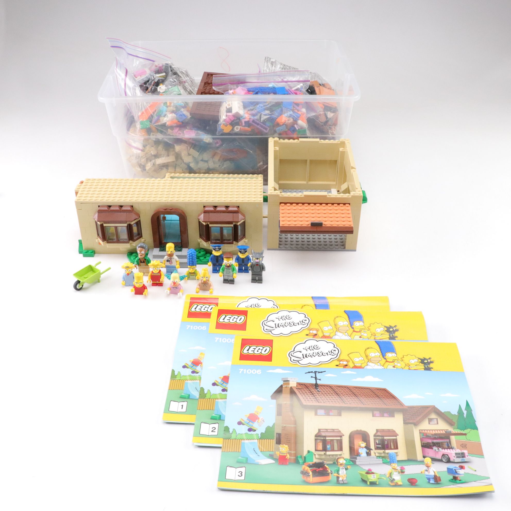 LEGO 71006 The Simpsons House Set and Other Lego Figures and Pieces