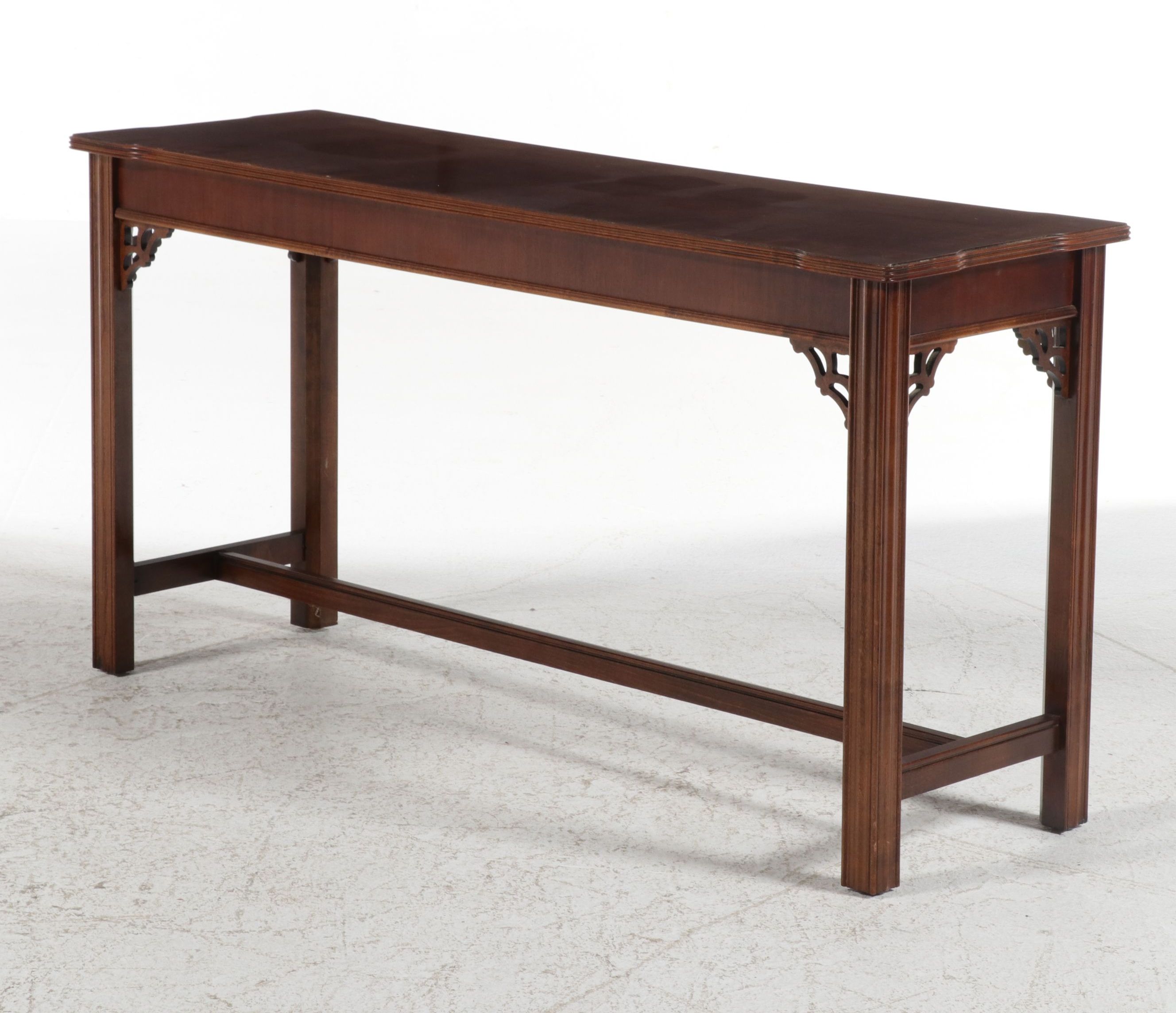 Chippendale Style Mahogany Sofa Table, Mid to Late 20th Century