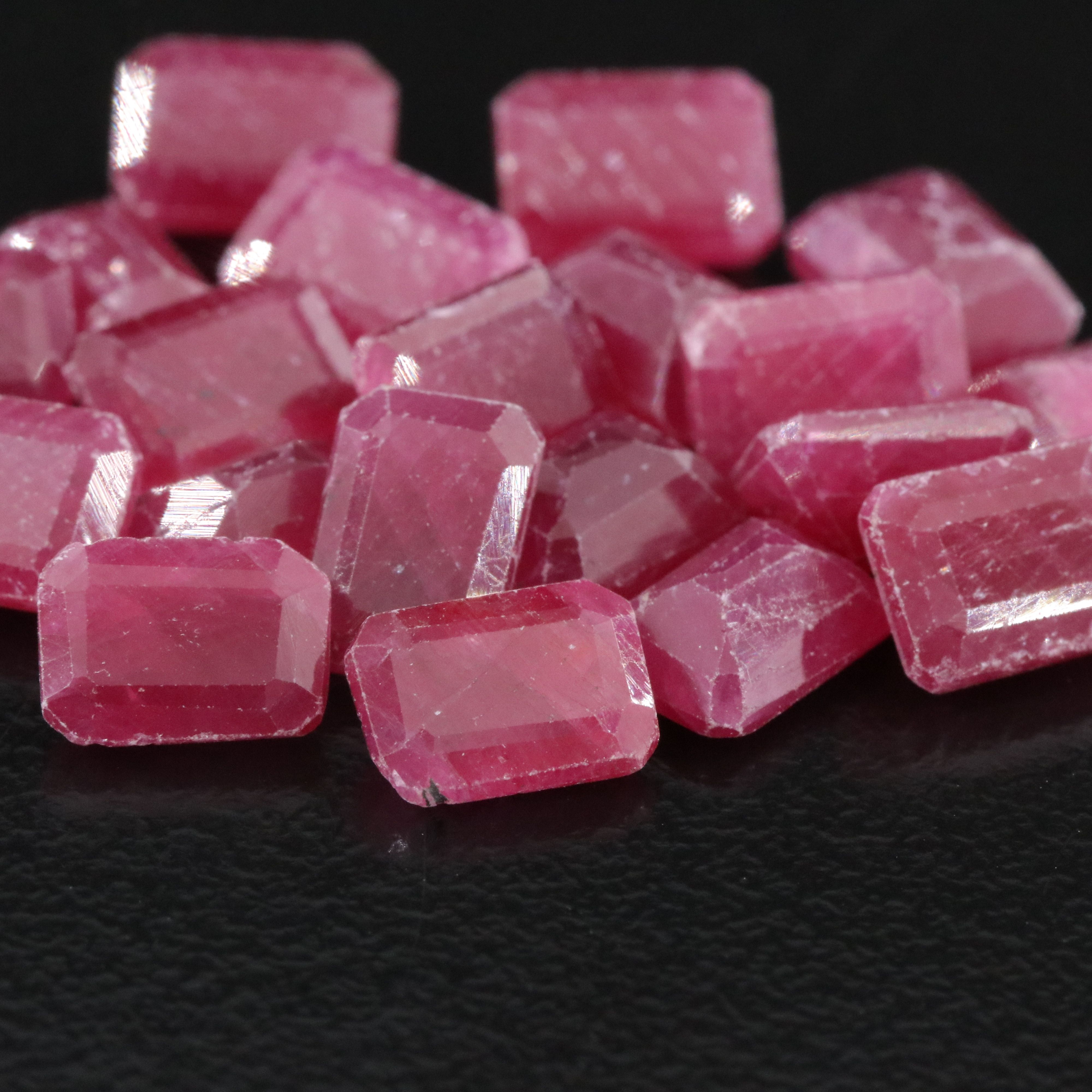 Loose 27.47 CTW Ruby Lot