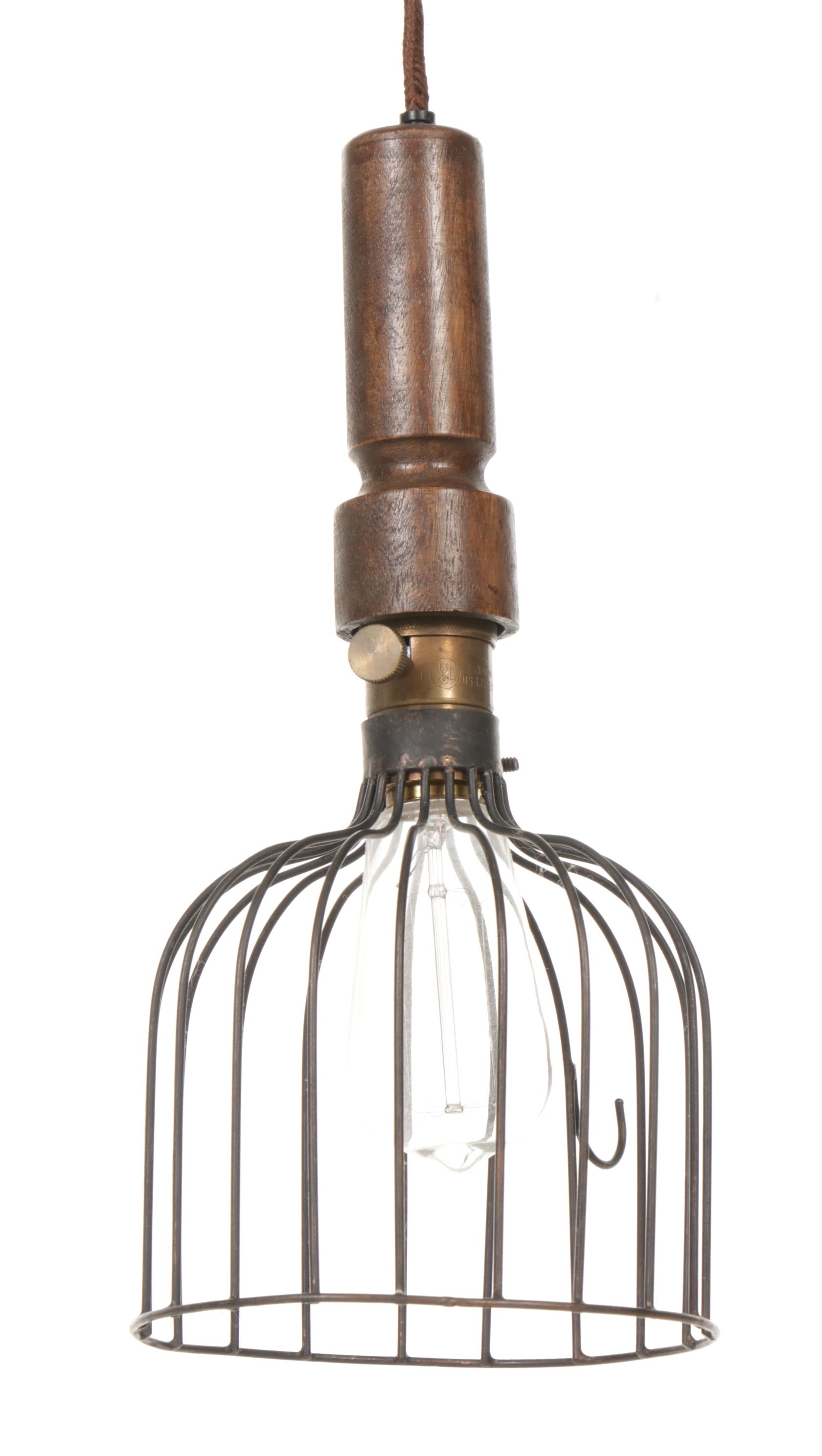 Anthropologie Industrial Style "Mechanic’s Beacon Lights with Large Cage"
