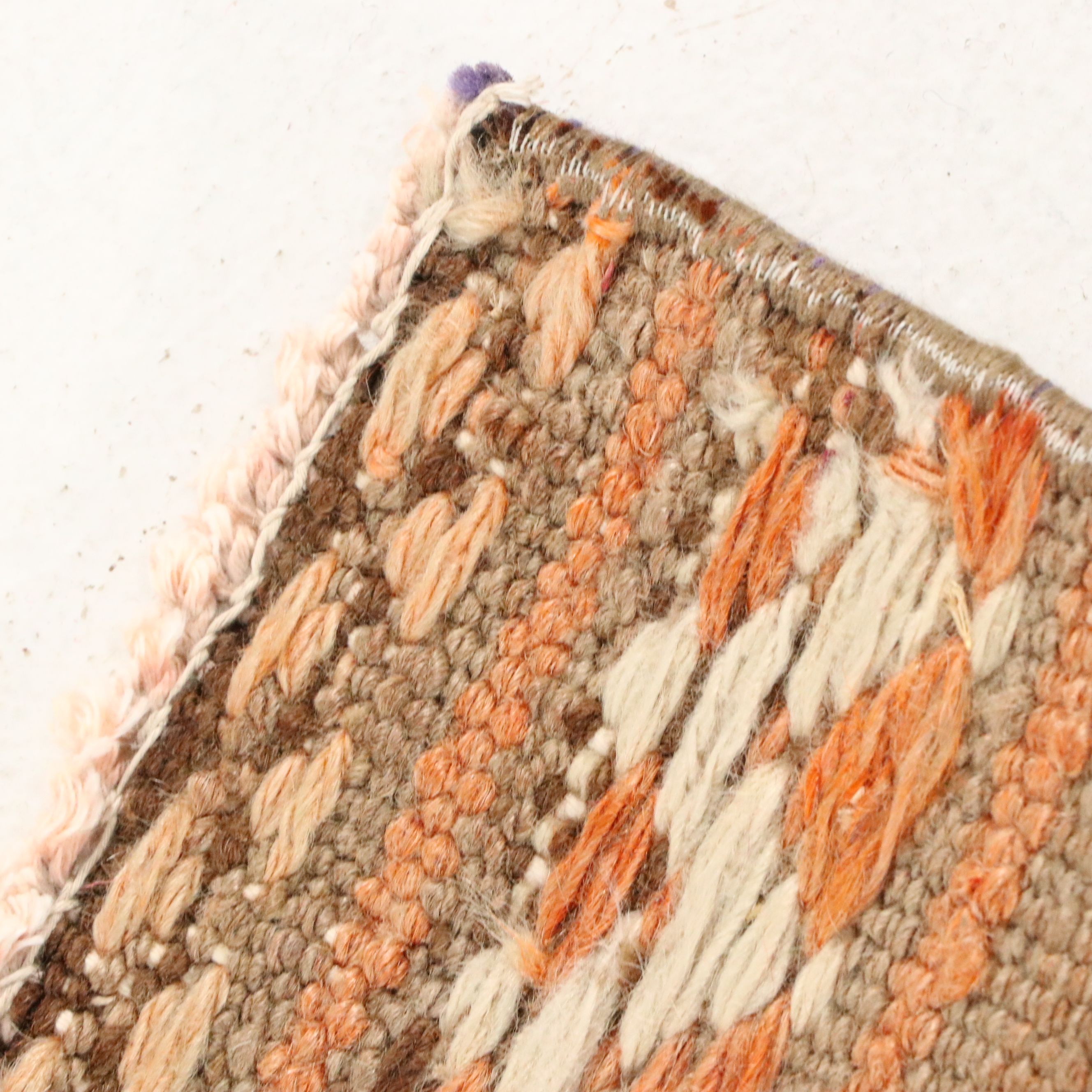 2'9 x 12'3 Hand-Knotted Turkish Oushak Carpet Runner