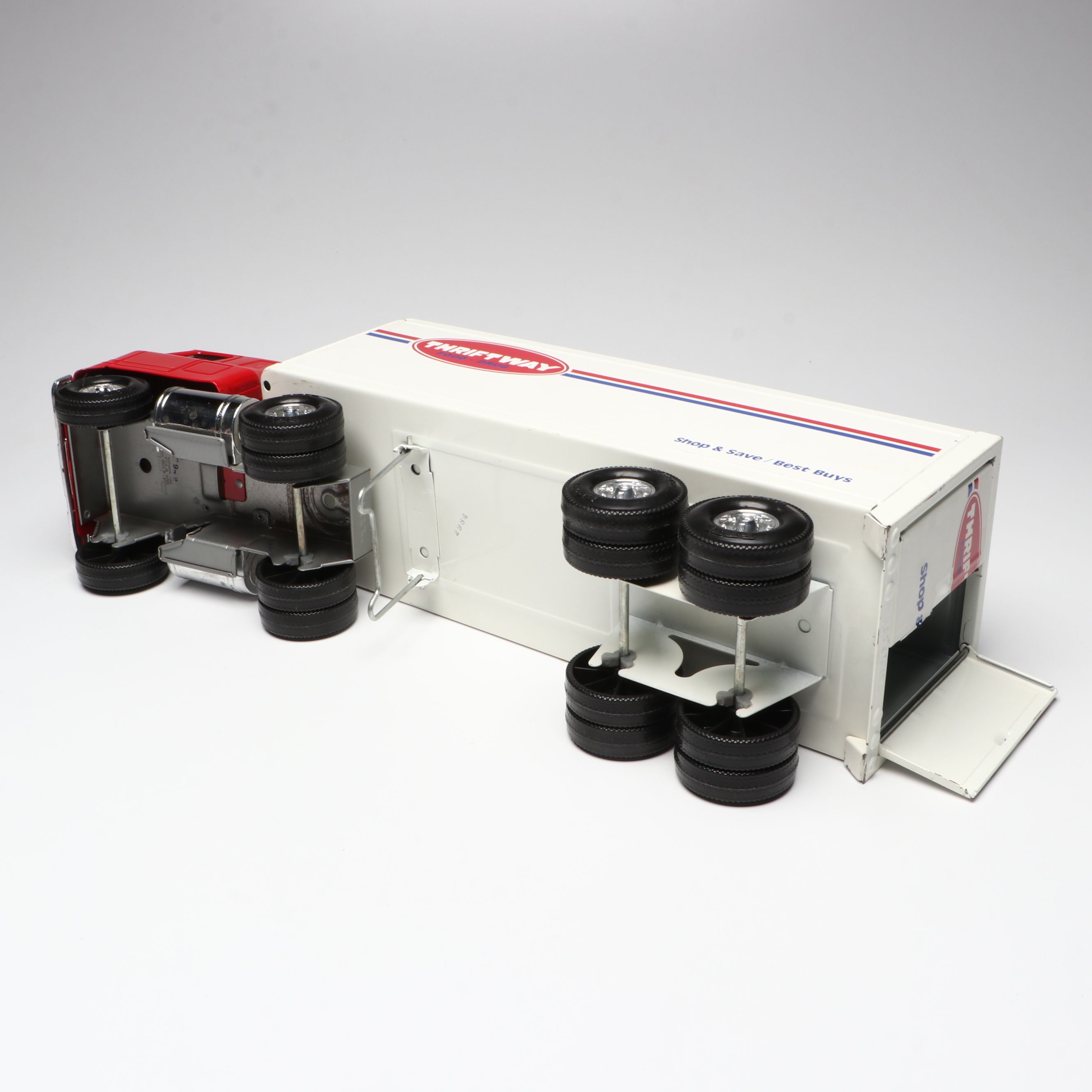 Ertl Thriftway Metal Toy Model Semi-Truck, Late 20th Century