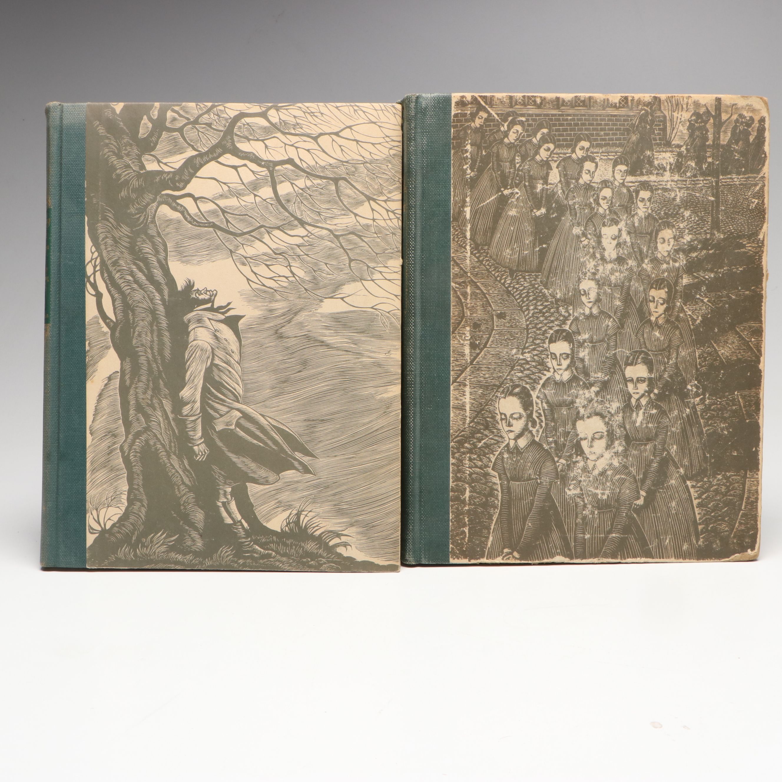 "Wuthering Heights" by Emily Brontë and "Jane Eyre" by Charlotte Brontë, 1940s