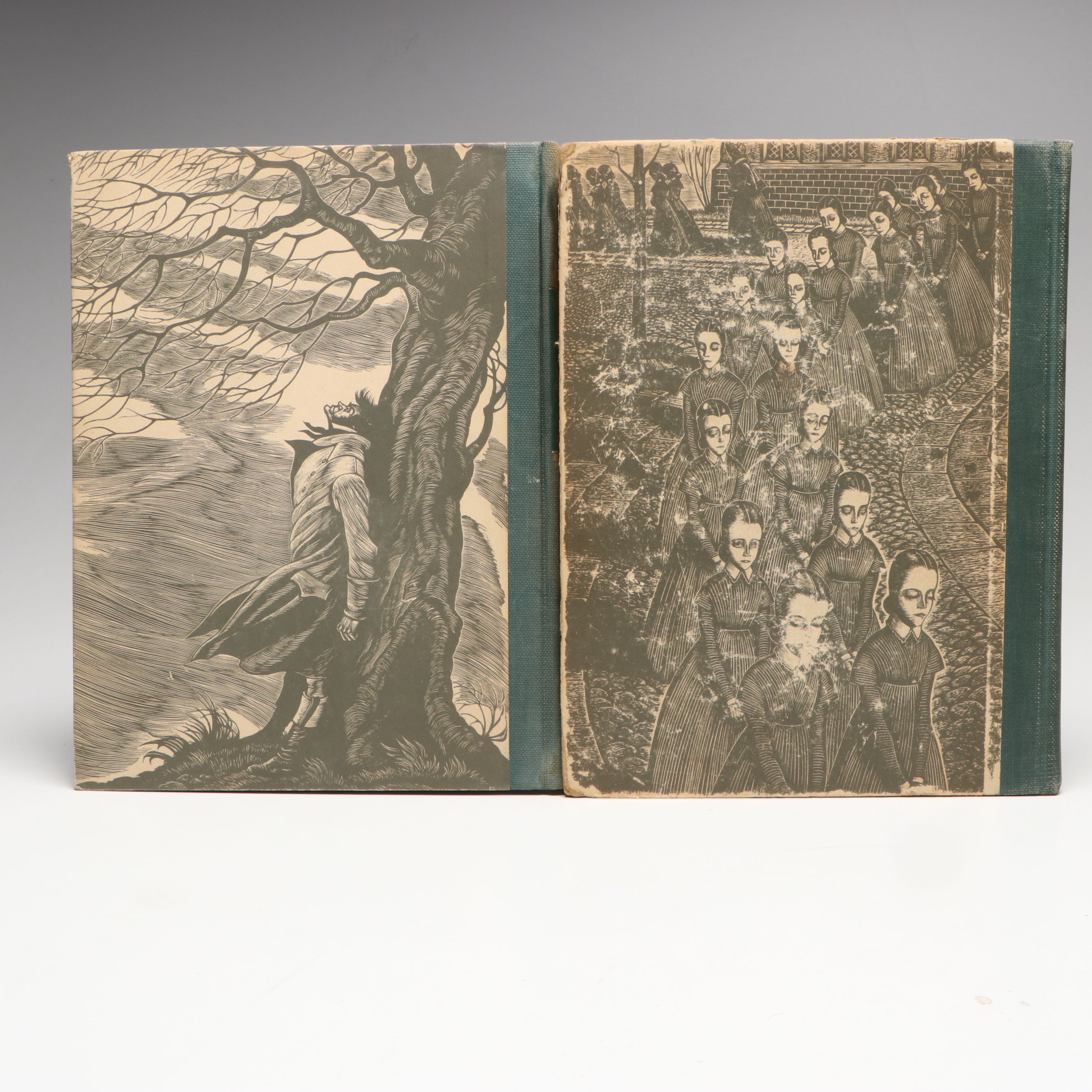 "Wuthering Heights" by Emily Brontë and "Jane Eyre" by Charlotte Brontë, 1940s