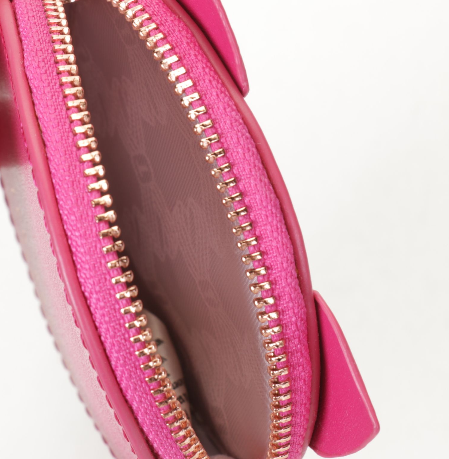 Ted Baker London Charcoal Wool Scarf and "TABBIEE" Fuchsia Cat Coin Purse