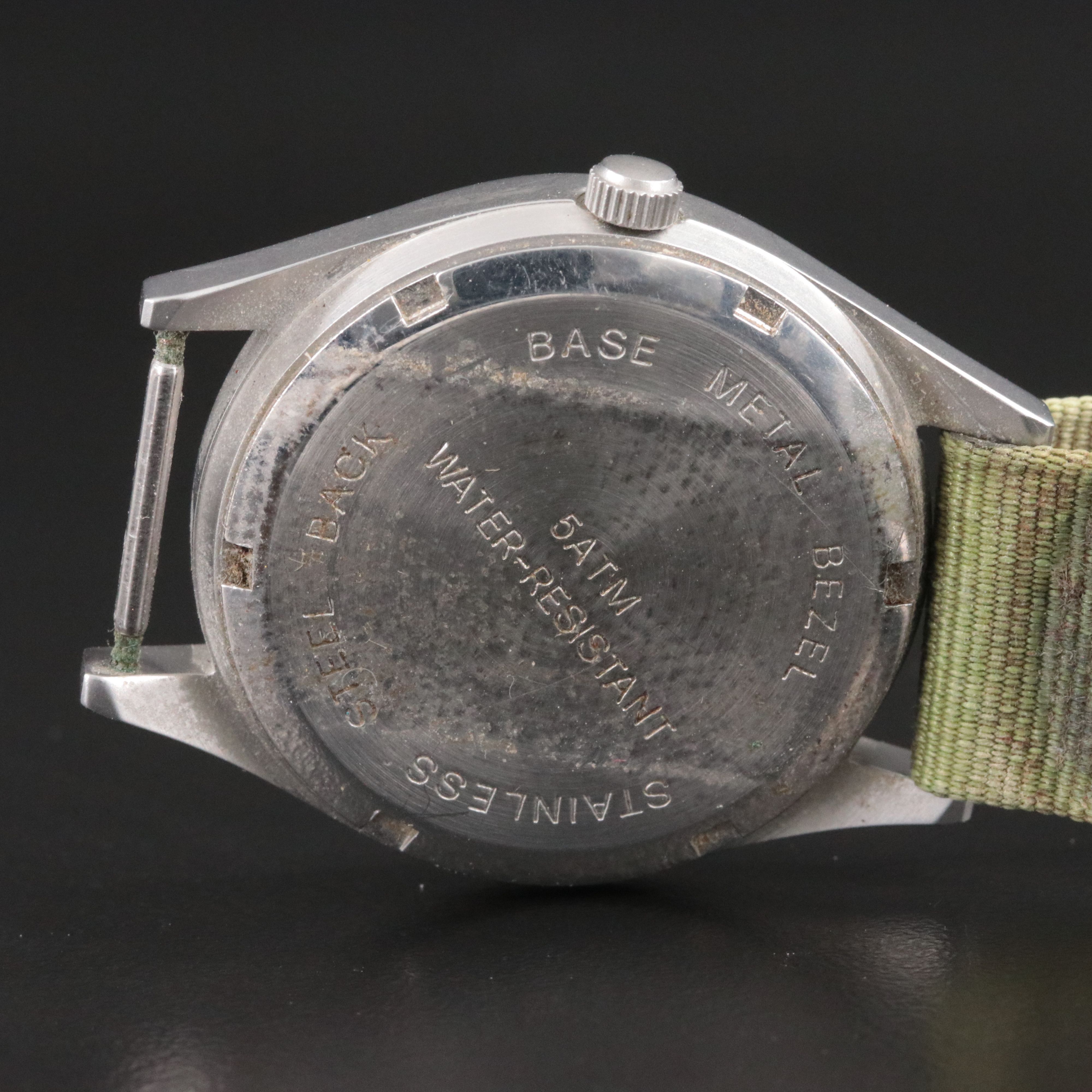 Vintage Orvis Field Style Day-Date Quartz Watch