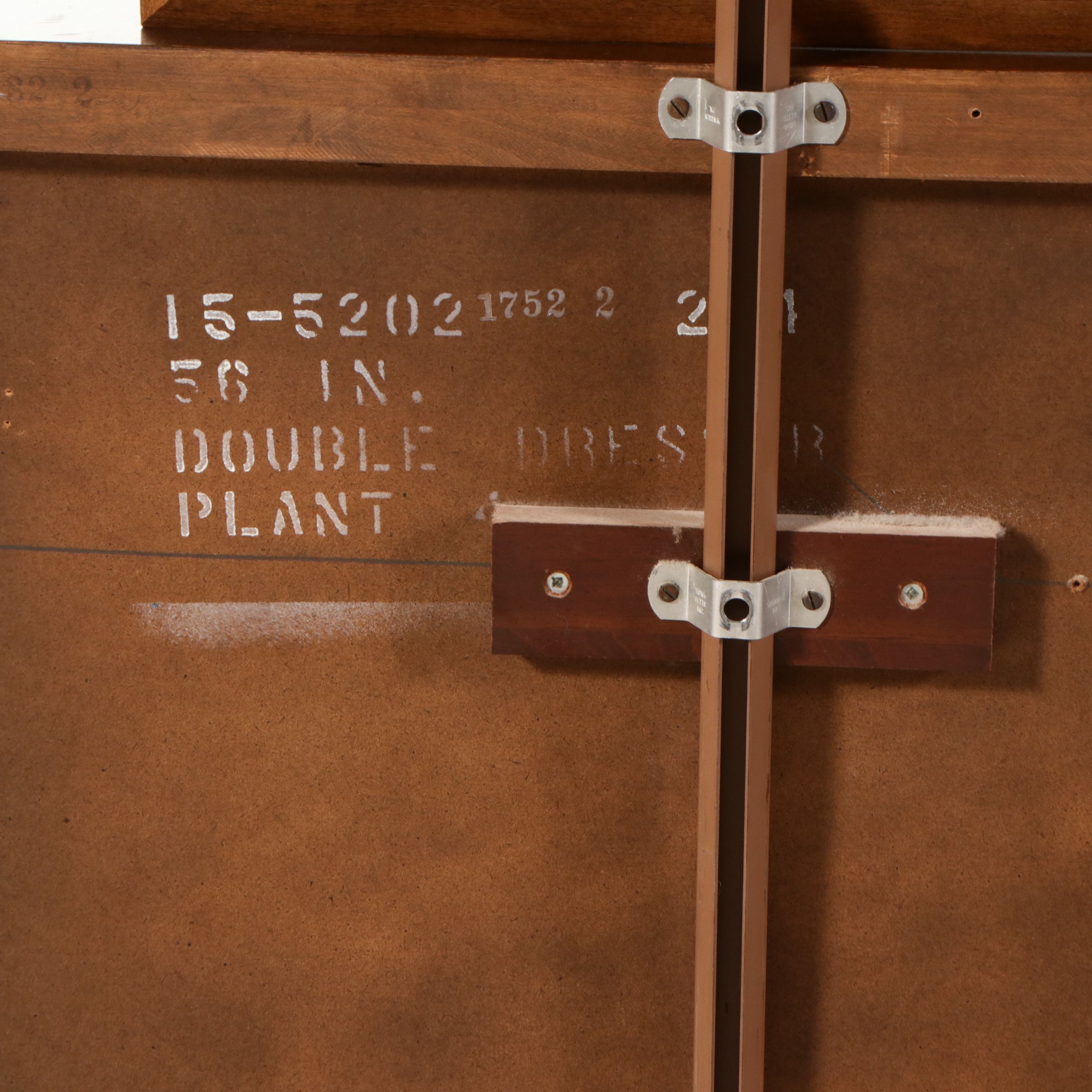 Ethan Allen Colonial Revival Cherry Double Dresser and Mirror, Late 20th Century