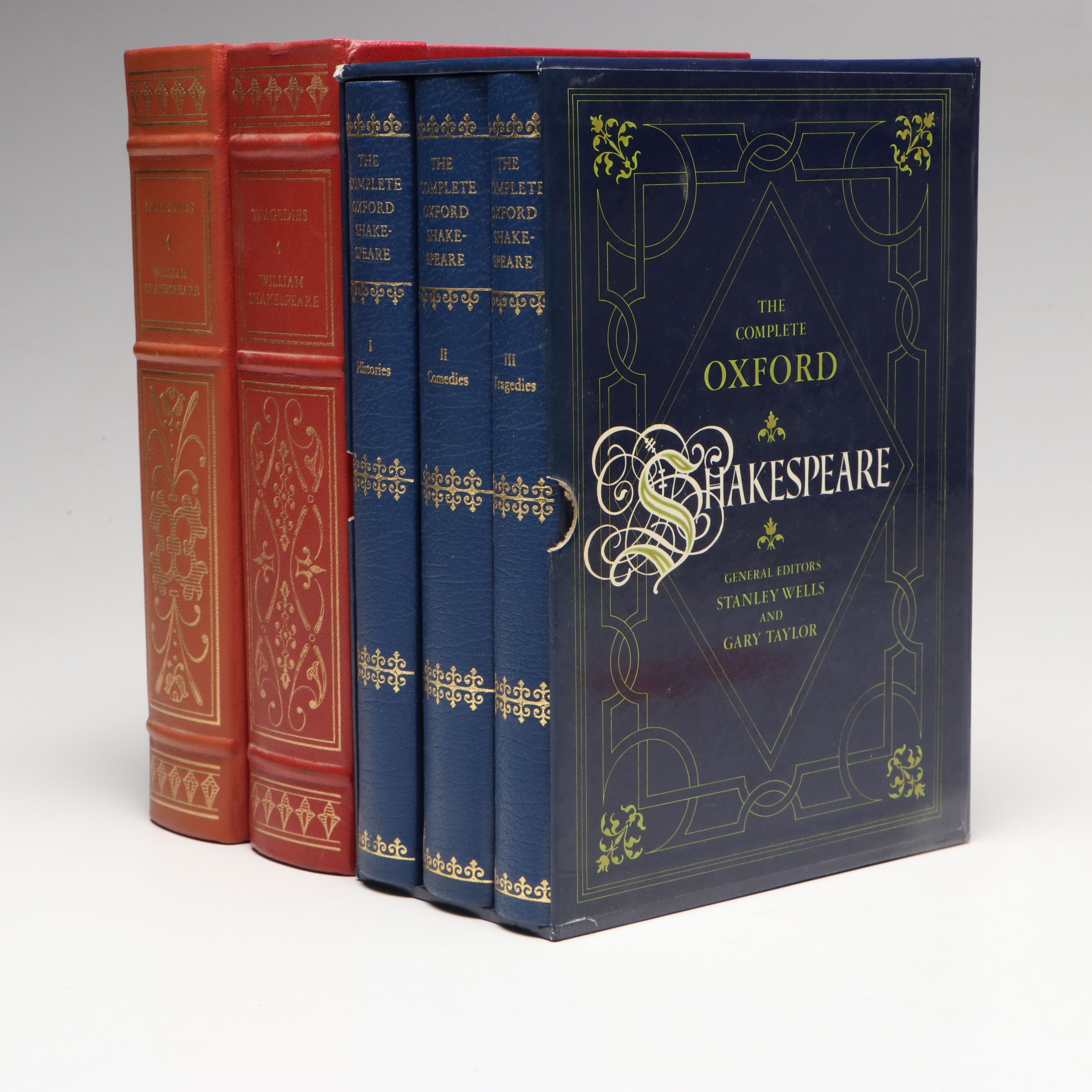 "The Complete Oxford Shakespeare" Set with Other Special Edition Books, 1980s
