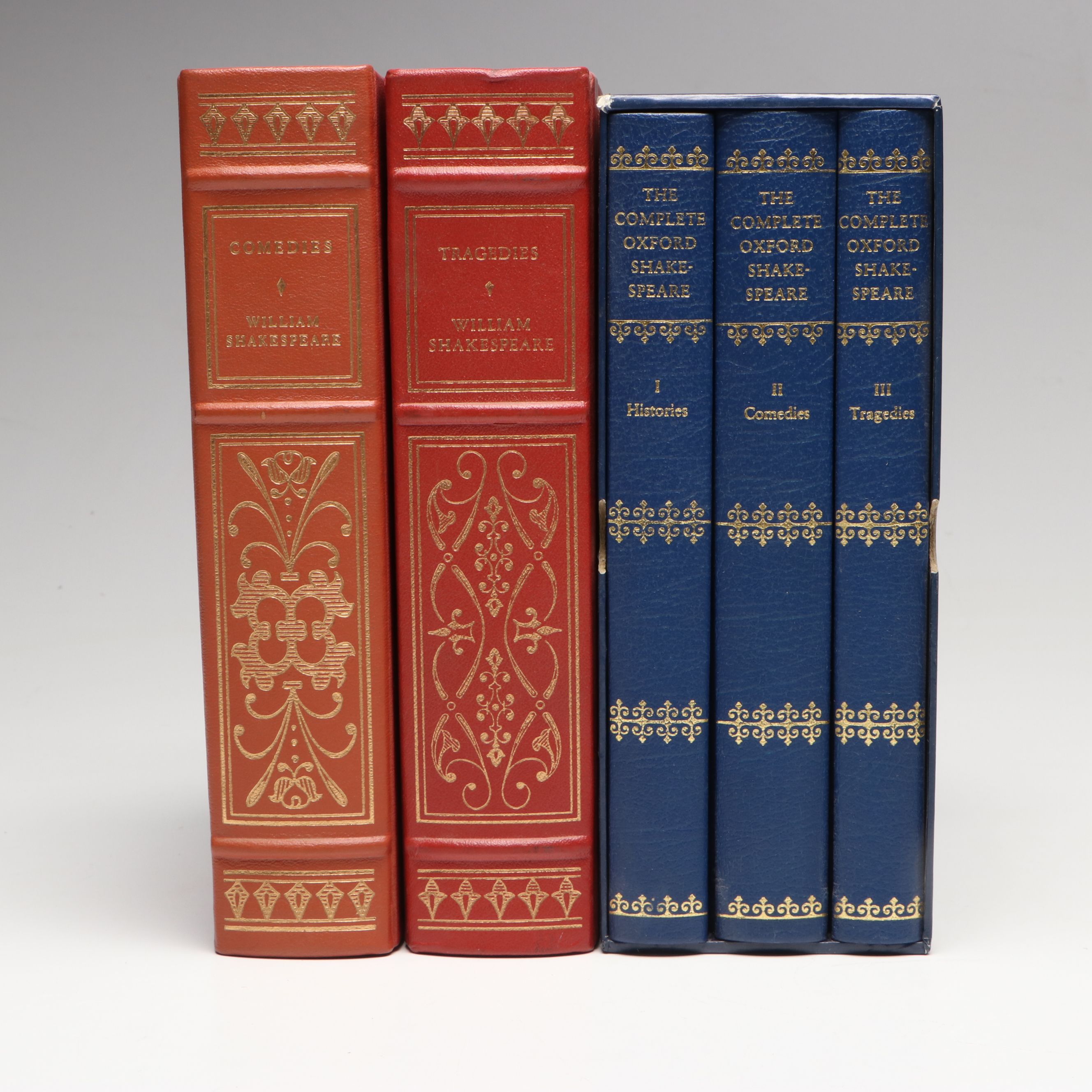 "The Complete Oxford Shakespeare" Set with Other Special Edition Books, 1980s