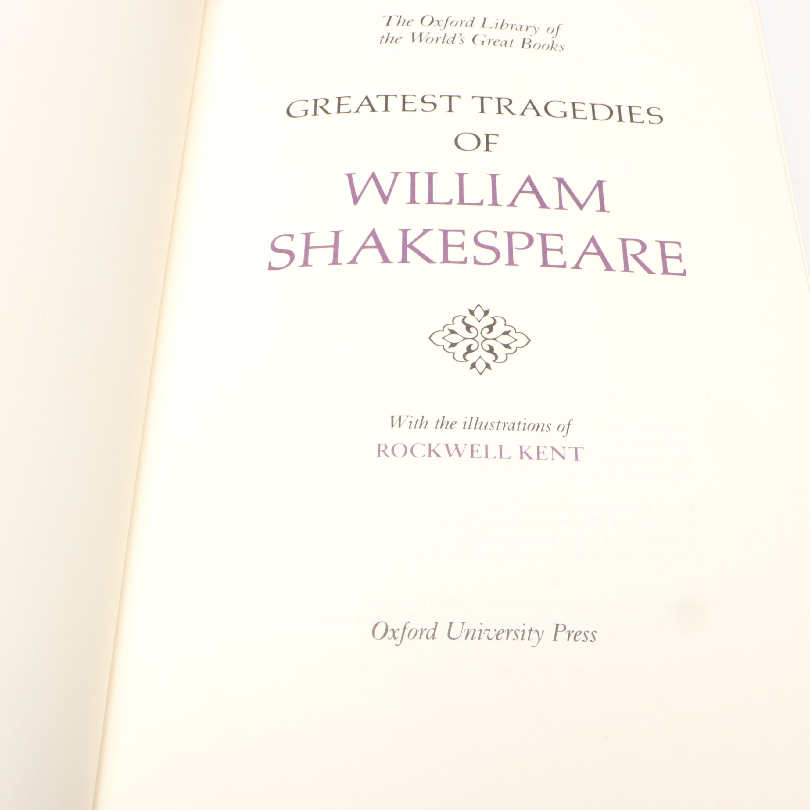 "The Complete Oxford Shakespeare" Set with Other Special Edition Books, 1980s