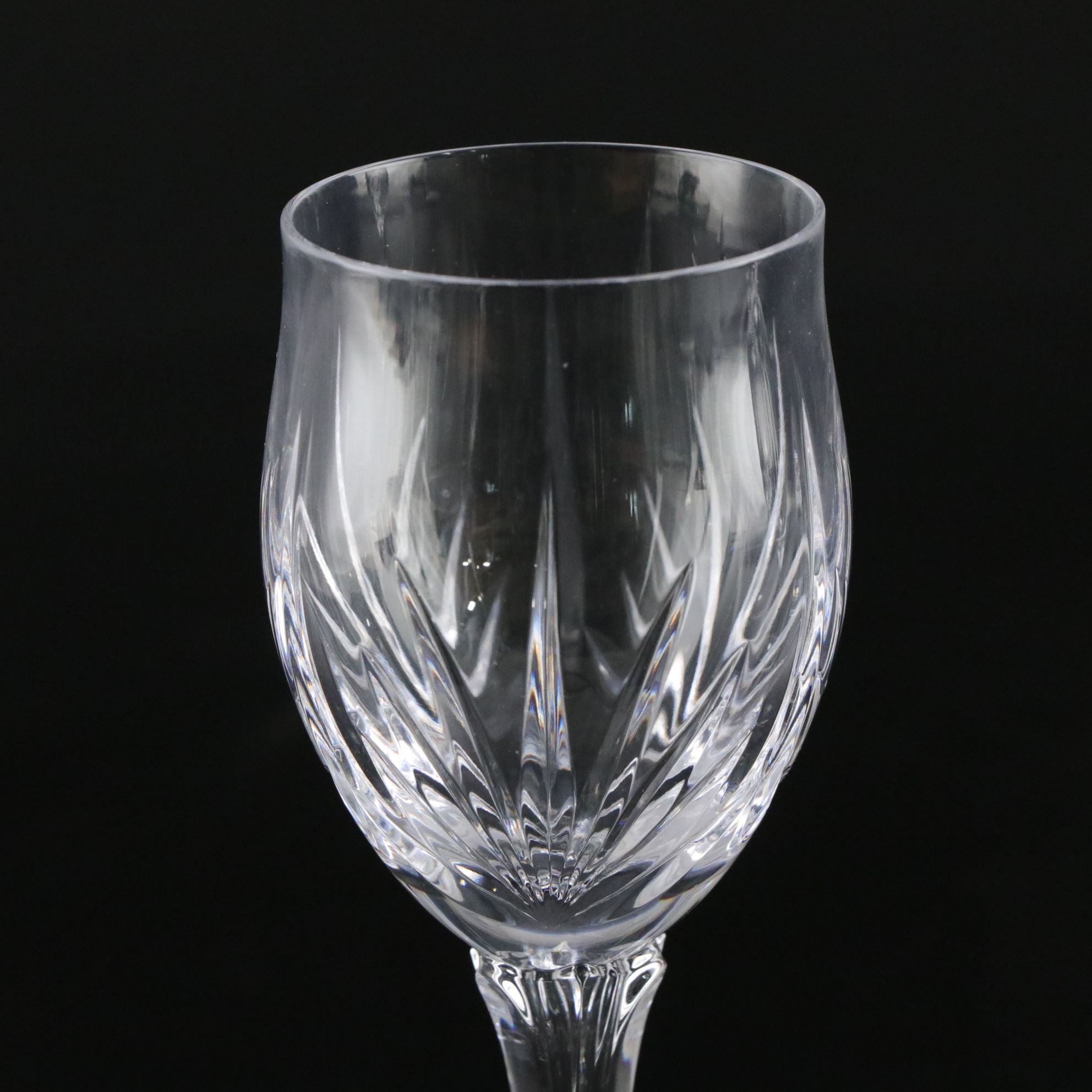 Marquis by Waterford "Bloomfield" Crystal Tulip Water Goblets