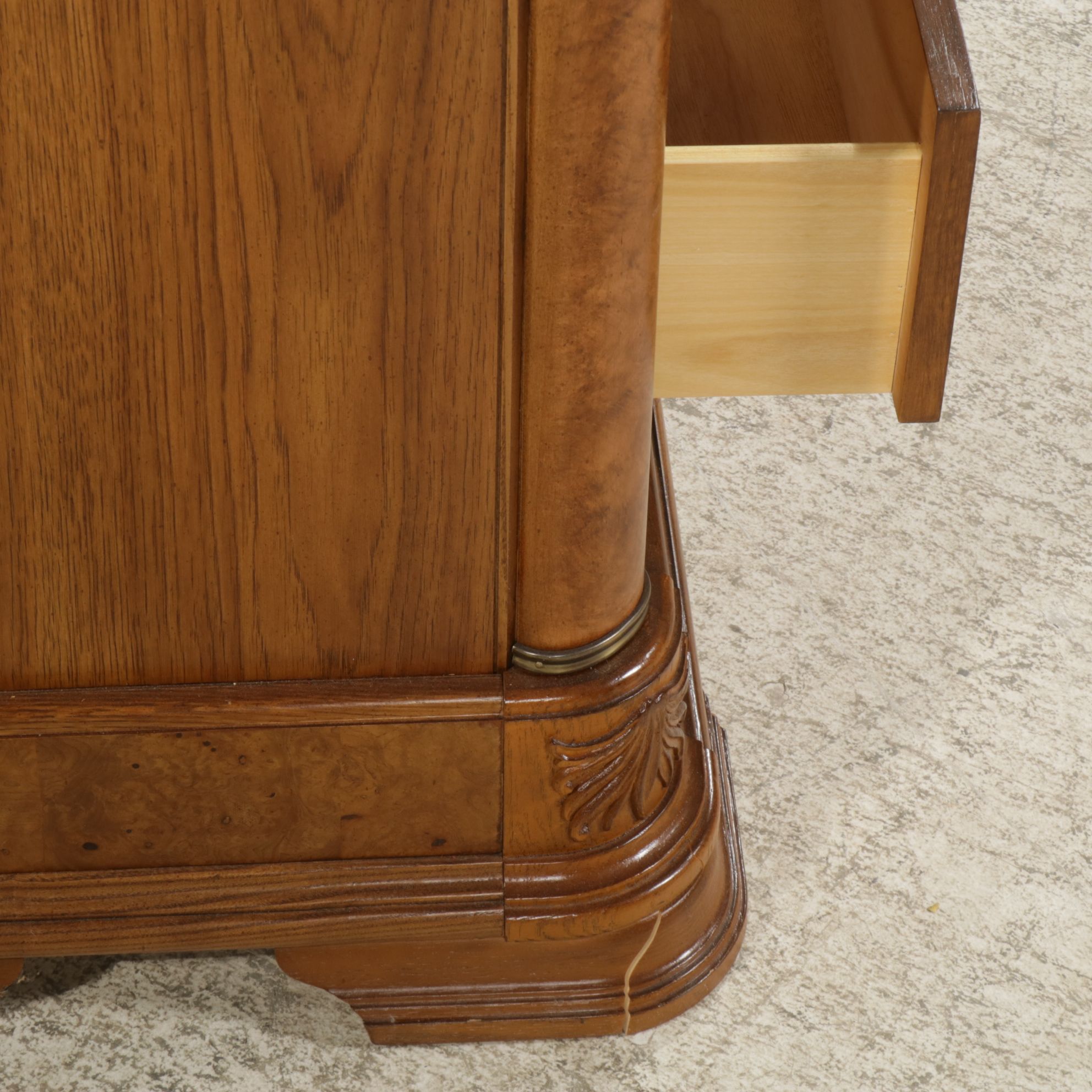 American Drew Marble Top Nightstand, 2001