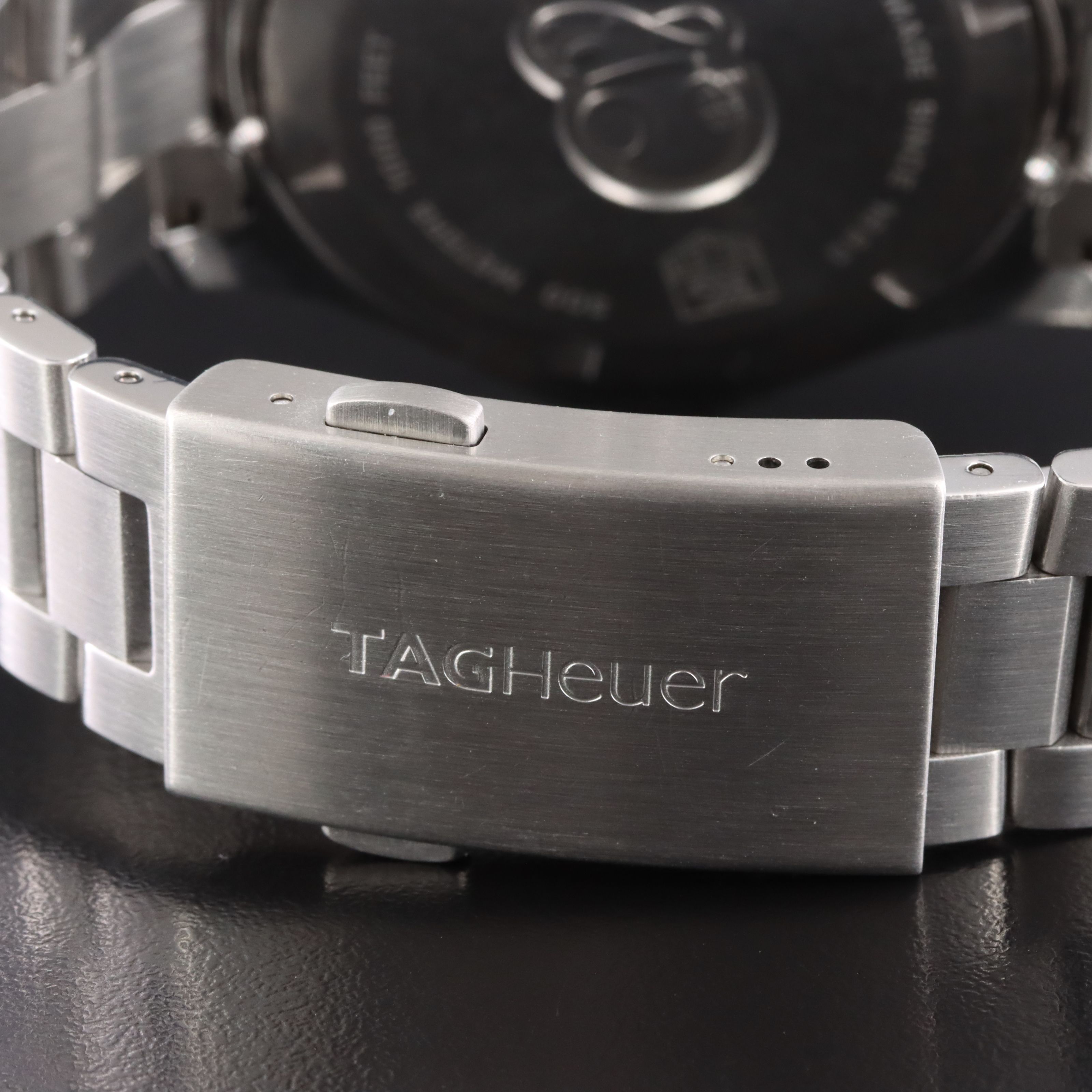 Tag Heuer Aquaracer Date 1/10th Chronograph Steel Quartz Watch # CAF101F