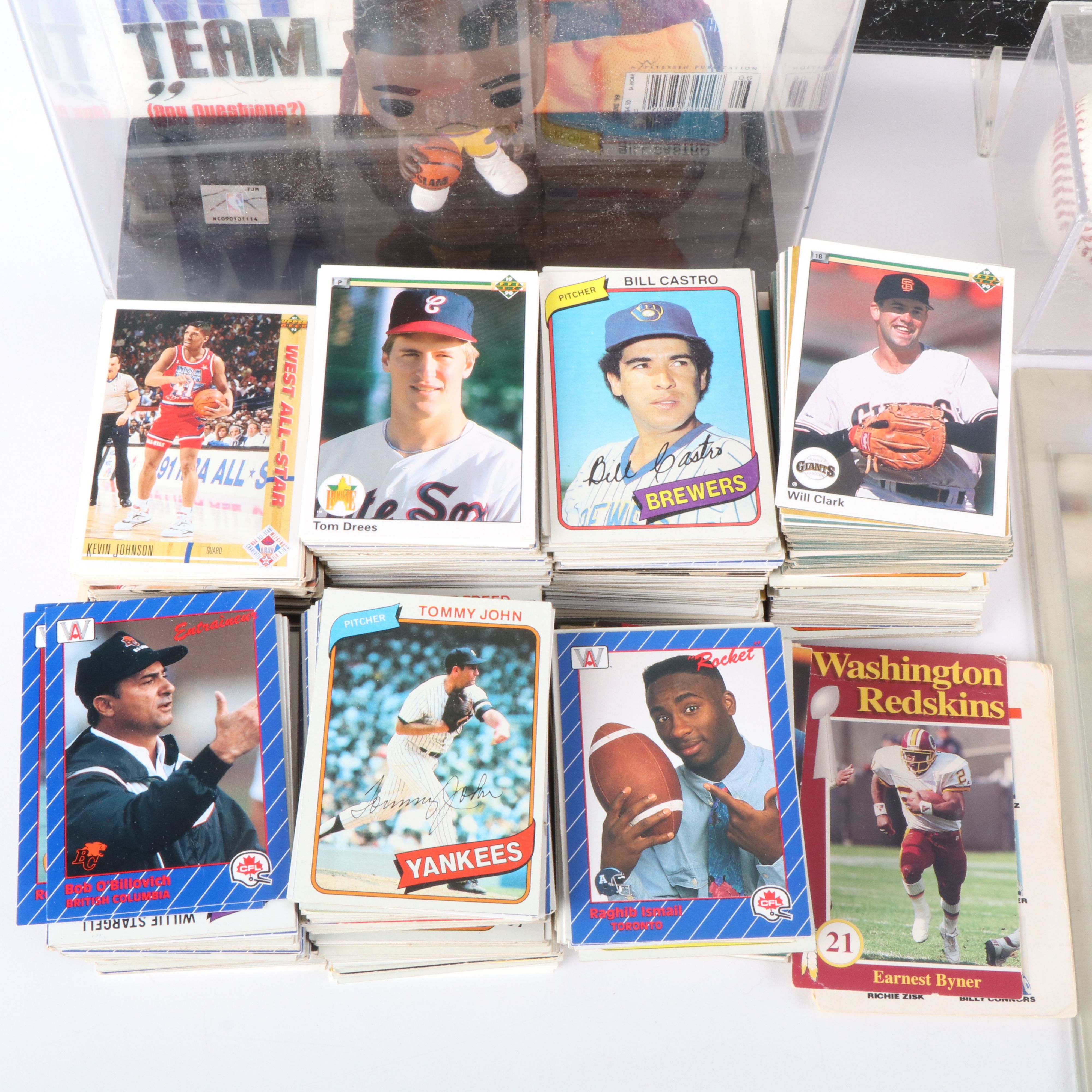 Topps Baseball Cards with Bobbleheads, Lou Gehrig Commemorative Display, & More