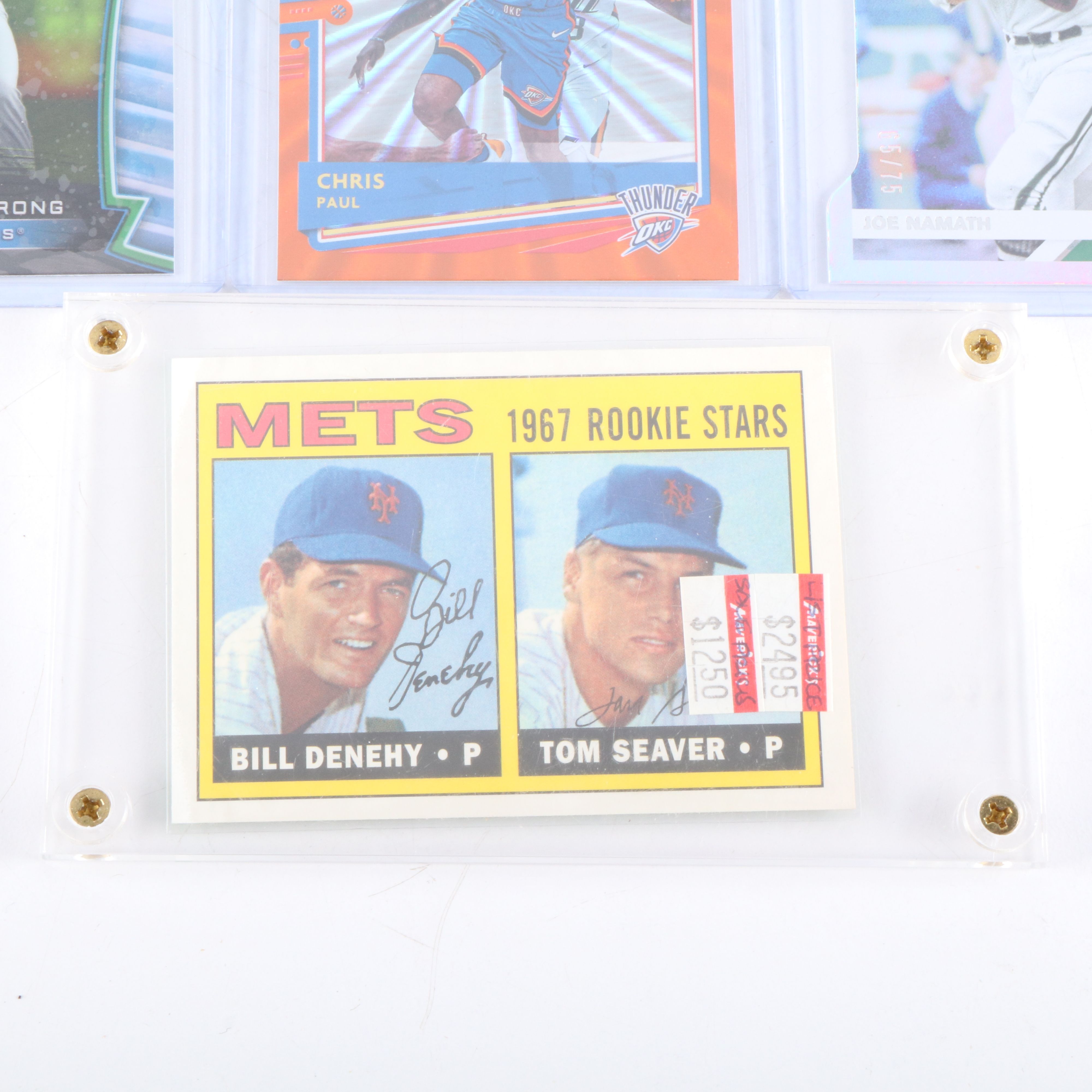 Donruss with Other Sports Cards Featuring Joe Burrow, Randy Moss, and More