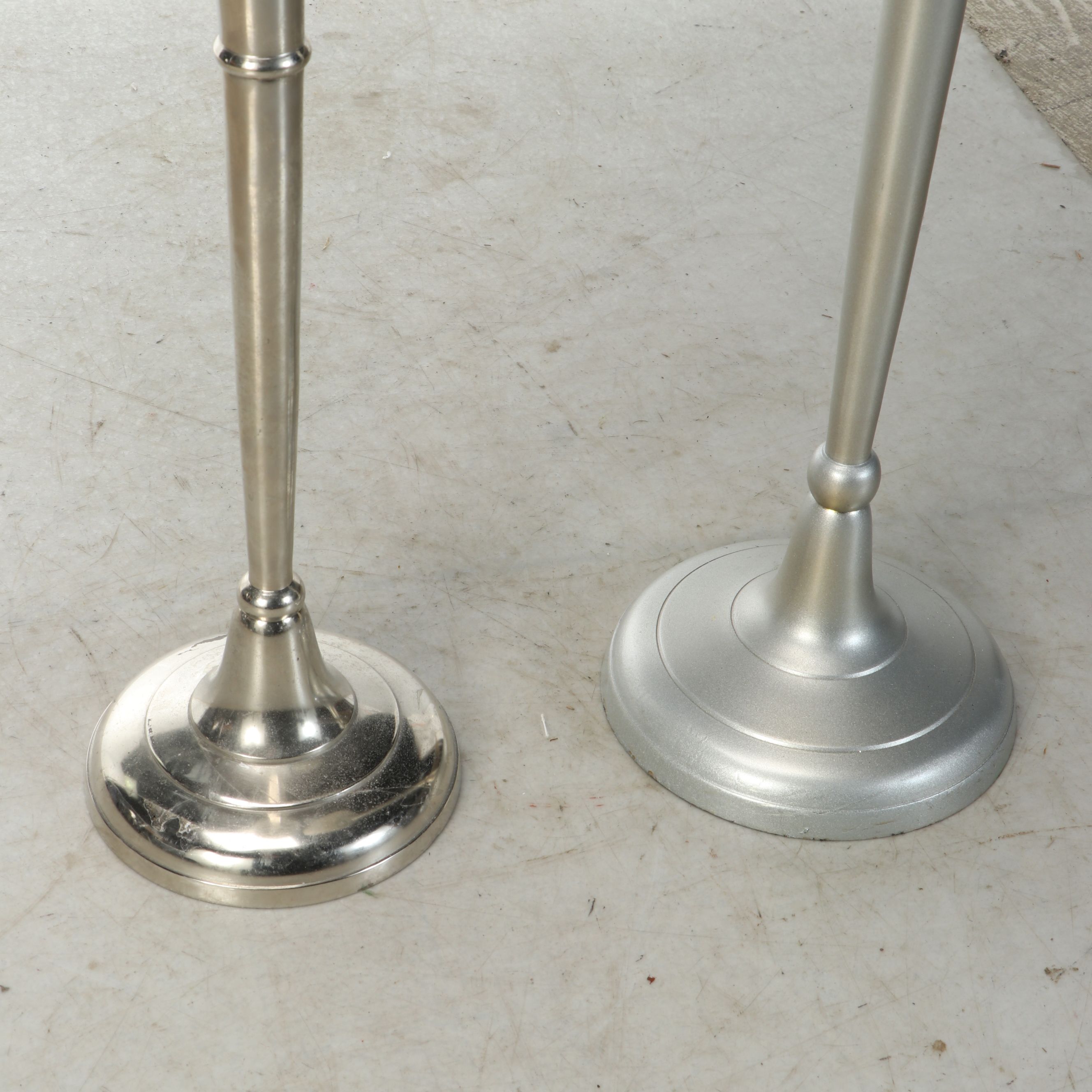 AtHome Standing Beaded Crystal Candle Holders