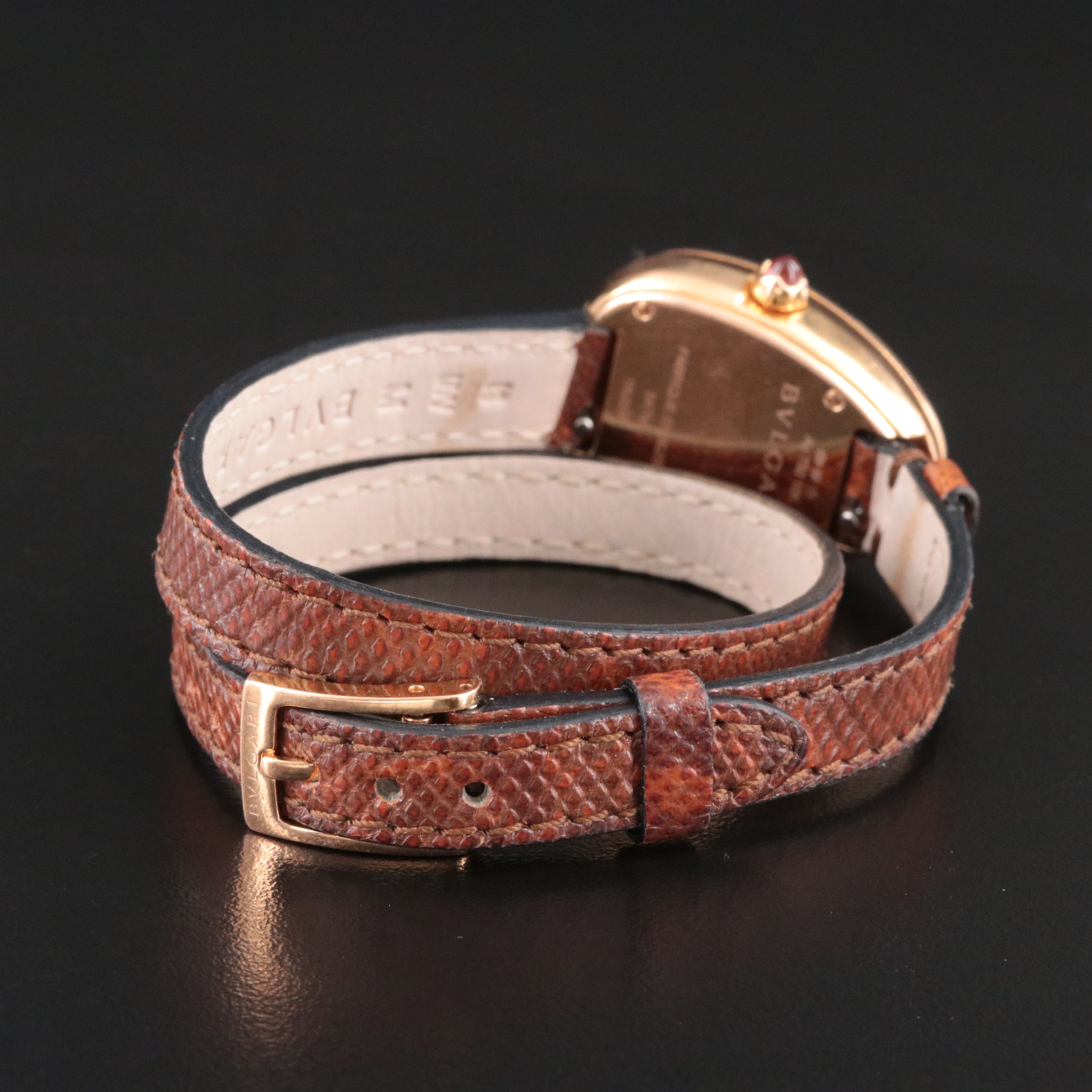 BVLGARI Serpenti 18K Rose Gold Quartz Watch