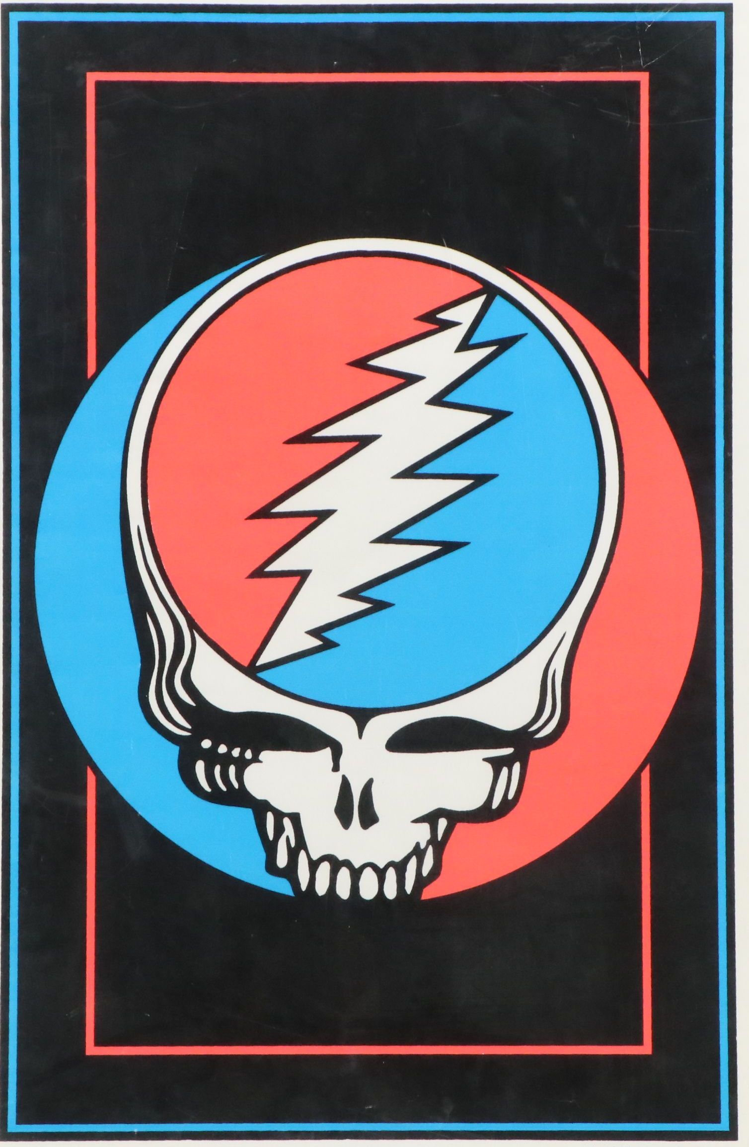 Grateful Dead Serigraph Poster After Bob Thomas "Steal Your Face No. 828," 1996