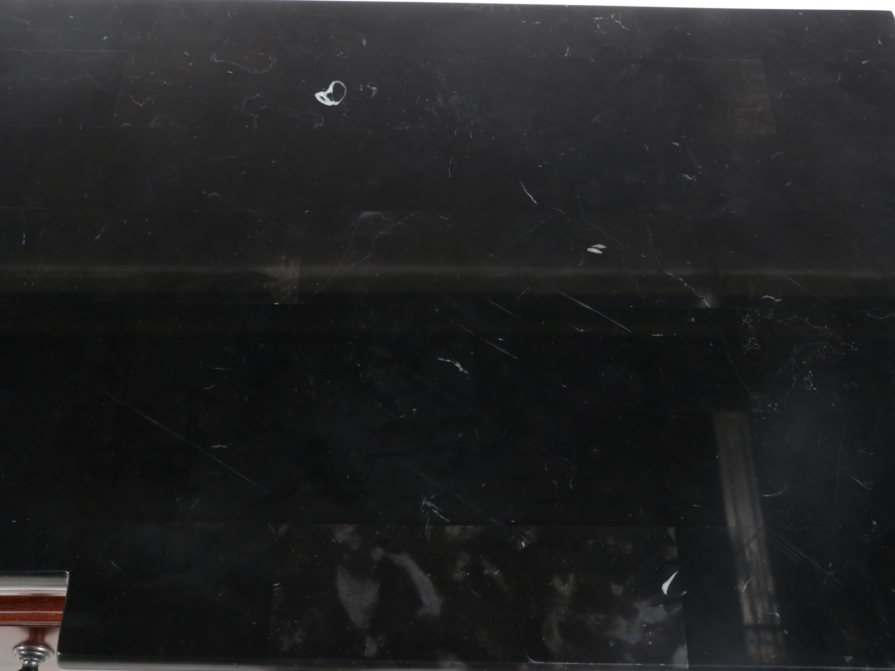 Universal Furniture Mahogany Breakfront Sideboard with Granite Top