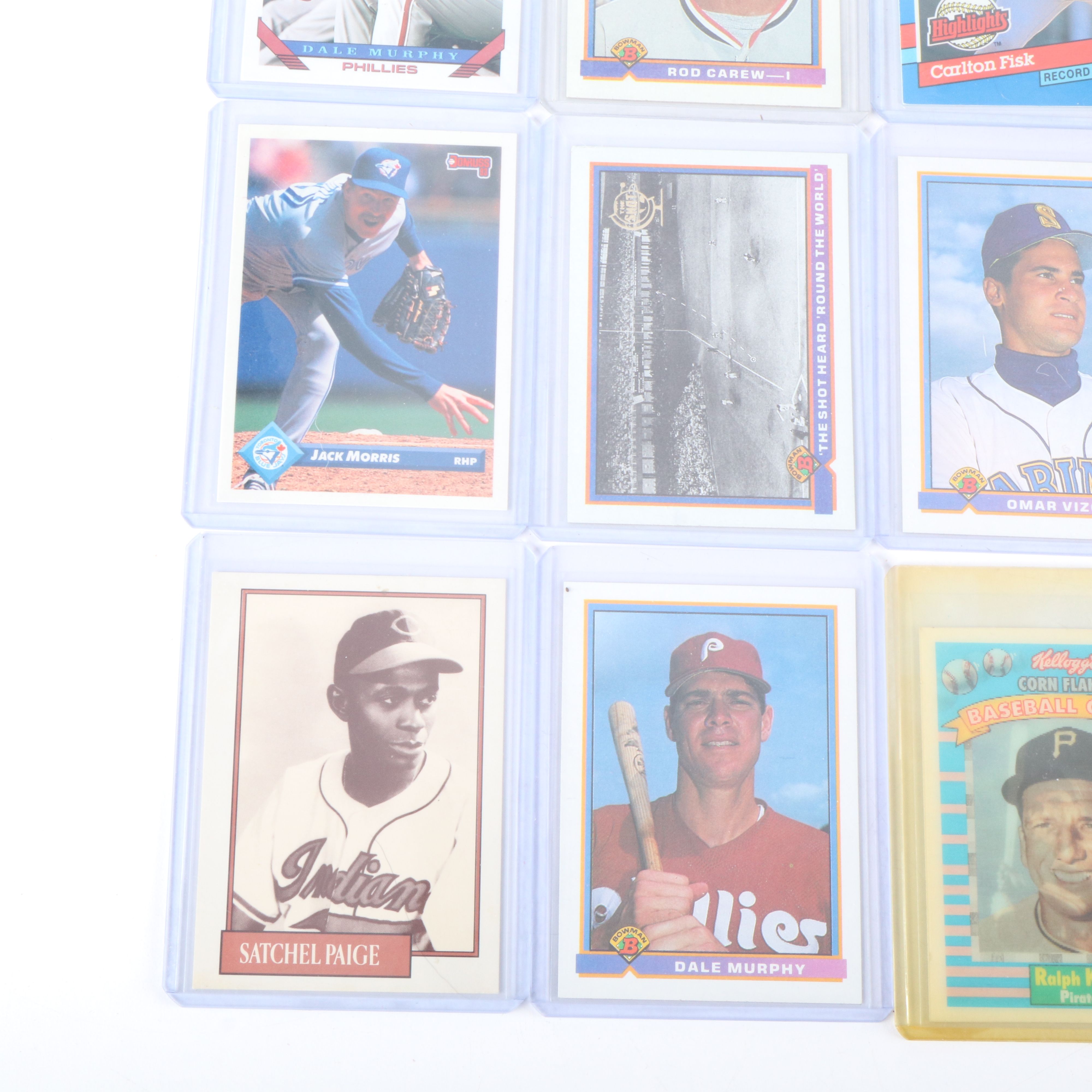 Donruss with Other Baseball Cards Featuring Tim Wakefield and Tim Salmon Rookies