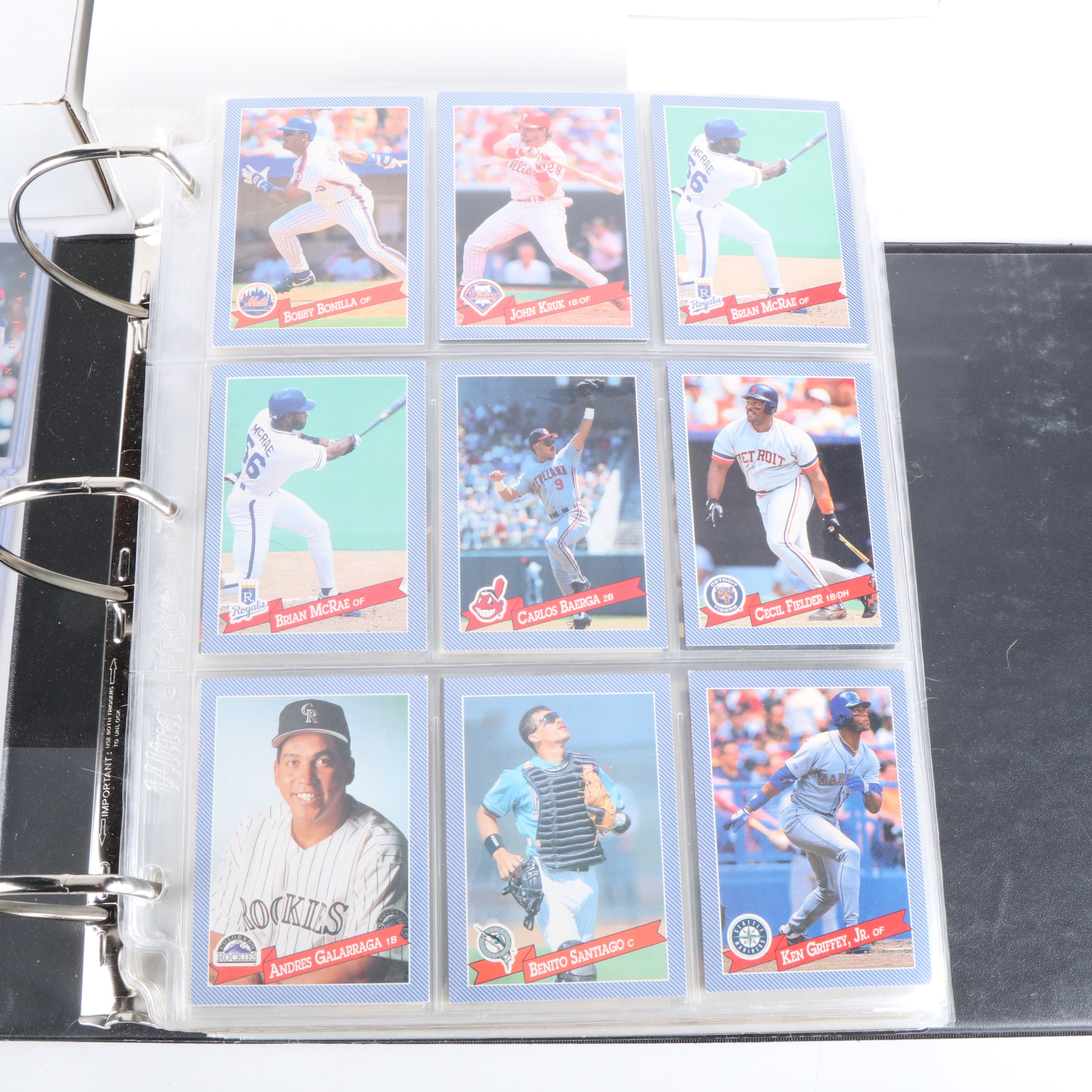 Donruss with Other Baseball Cards Featuring Tim Wakefield and Tim Salmon Rookies