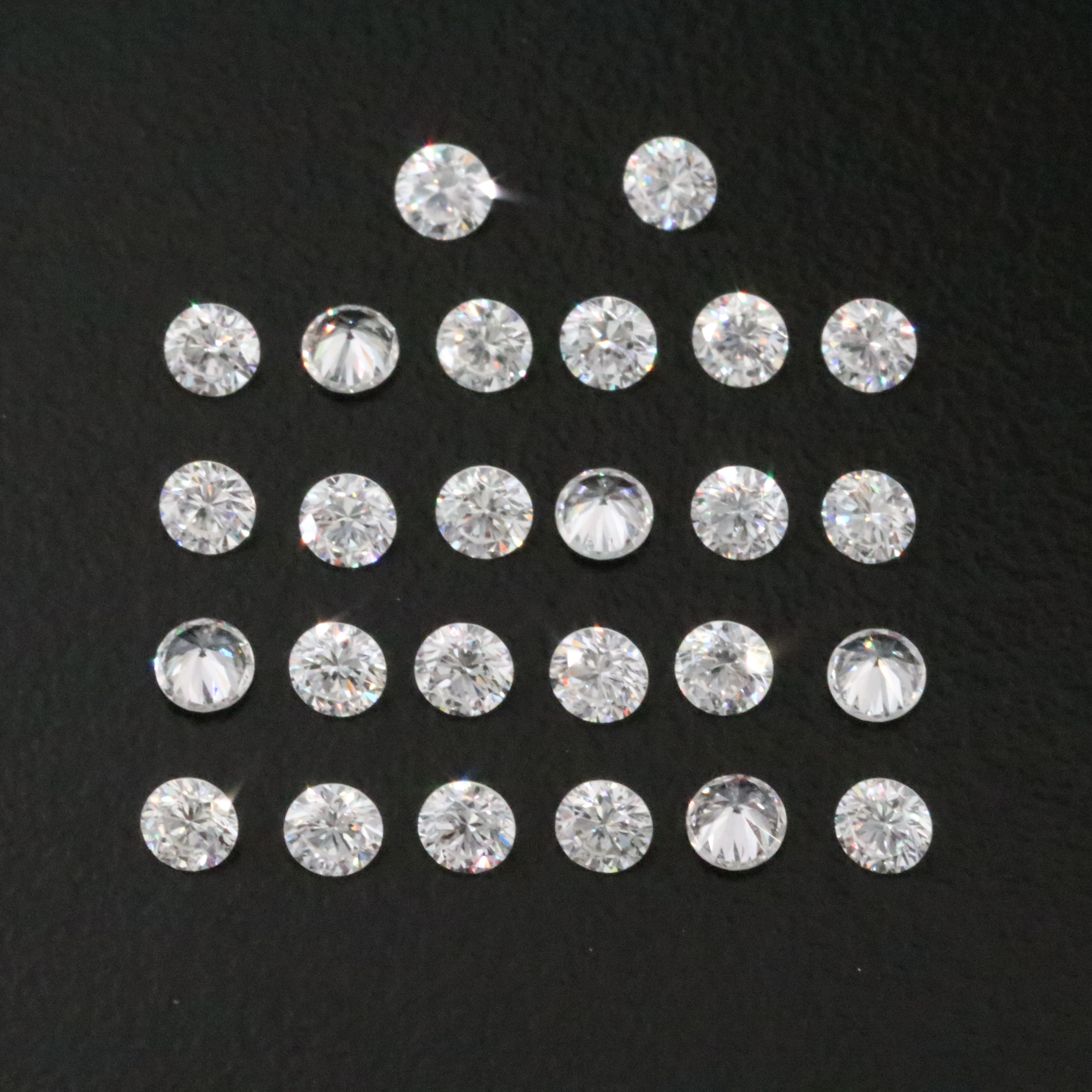 Loose 2.09 CTW Lab Grown Diamond Melee Lot