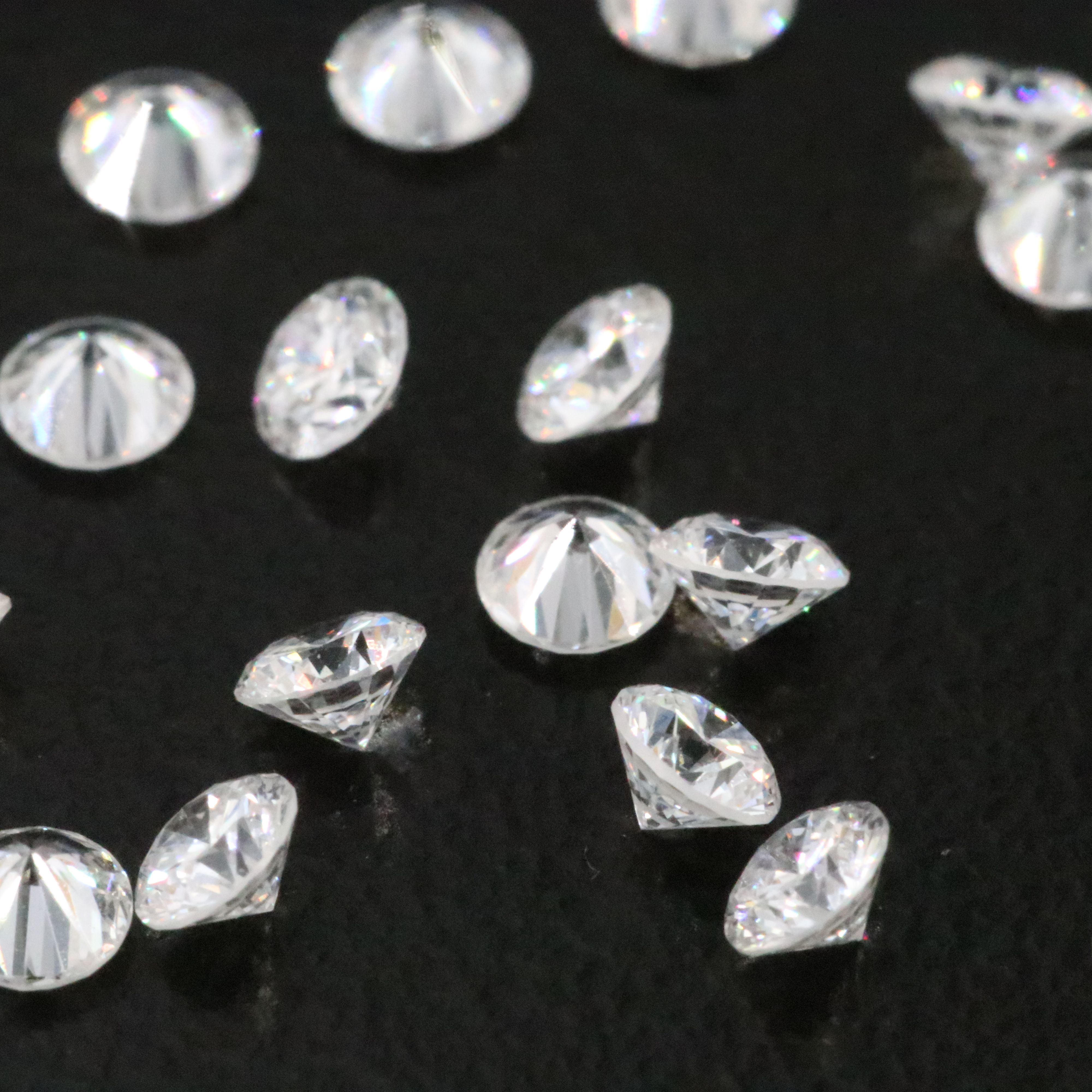 Loose 2.09 CTW Lab Grown Diamond Melee Lot