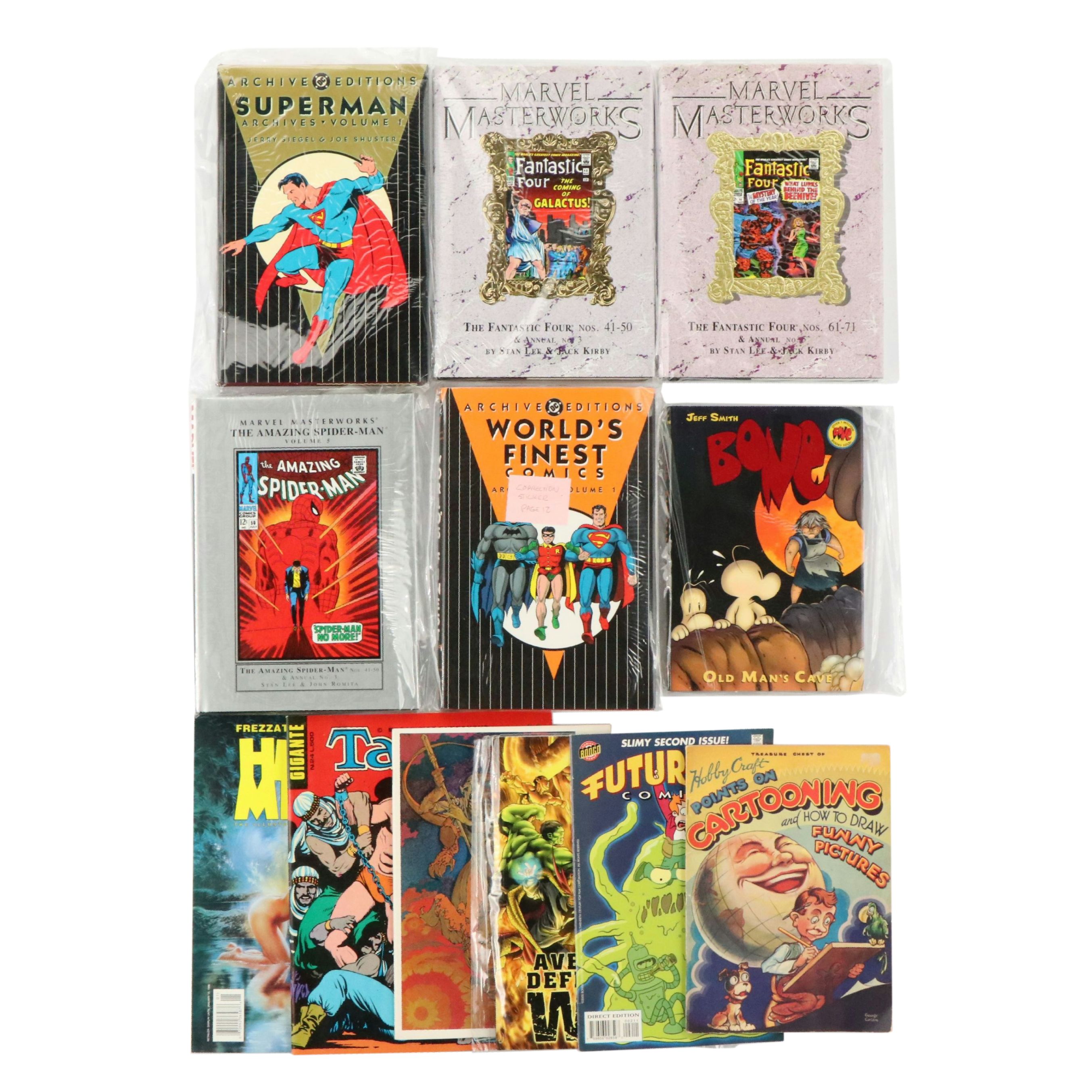 Marvel Masterworks "The Amazing Spider-Man" with More Modern Age Comic Books